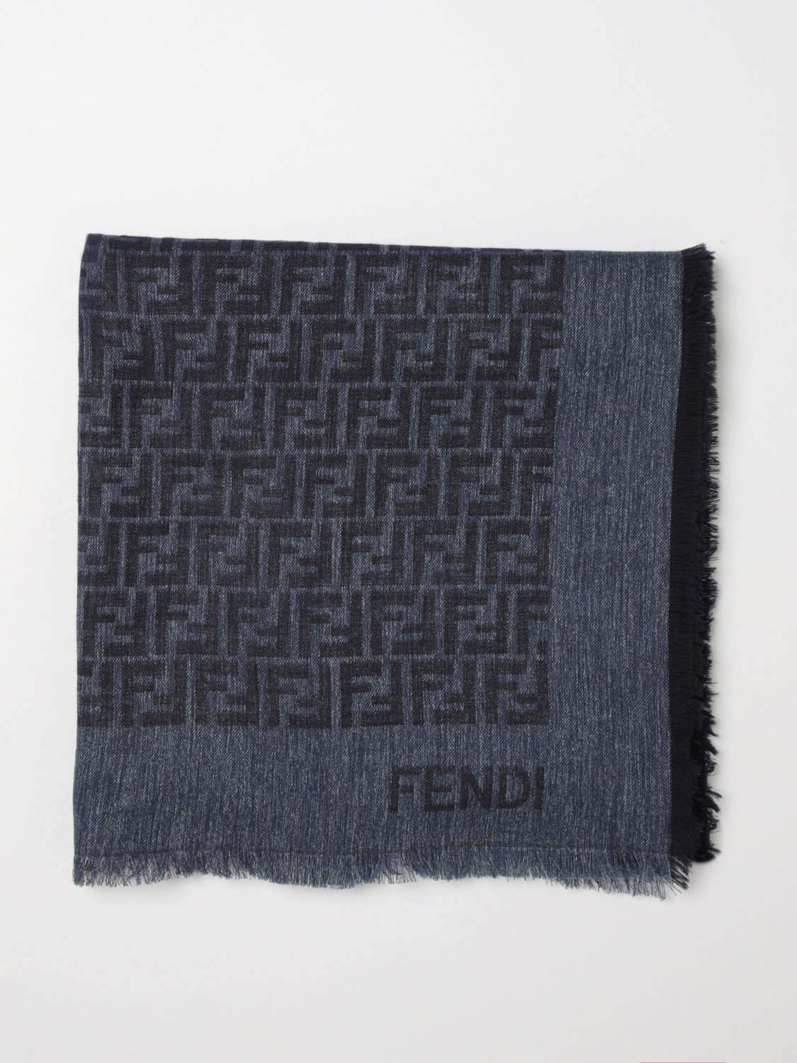 Fendi Fendi Scarf Woman Denim Size ONE SIZE - 1 Thumbnail