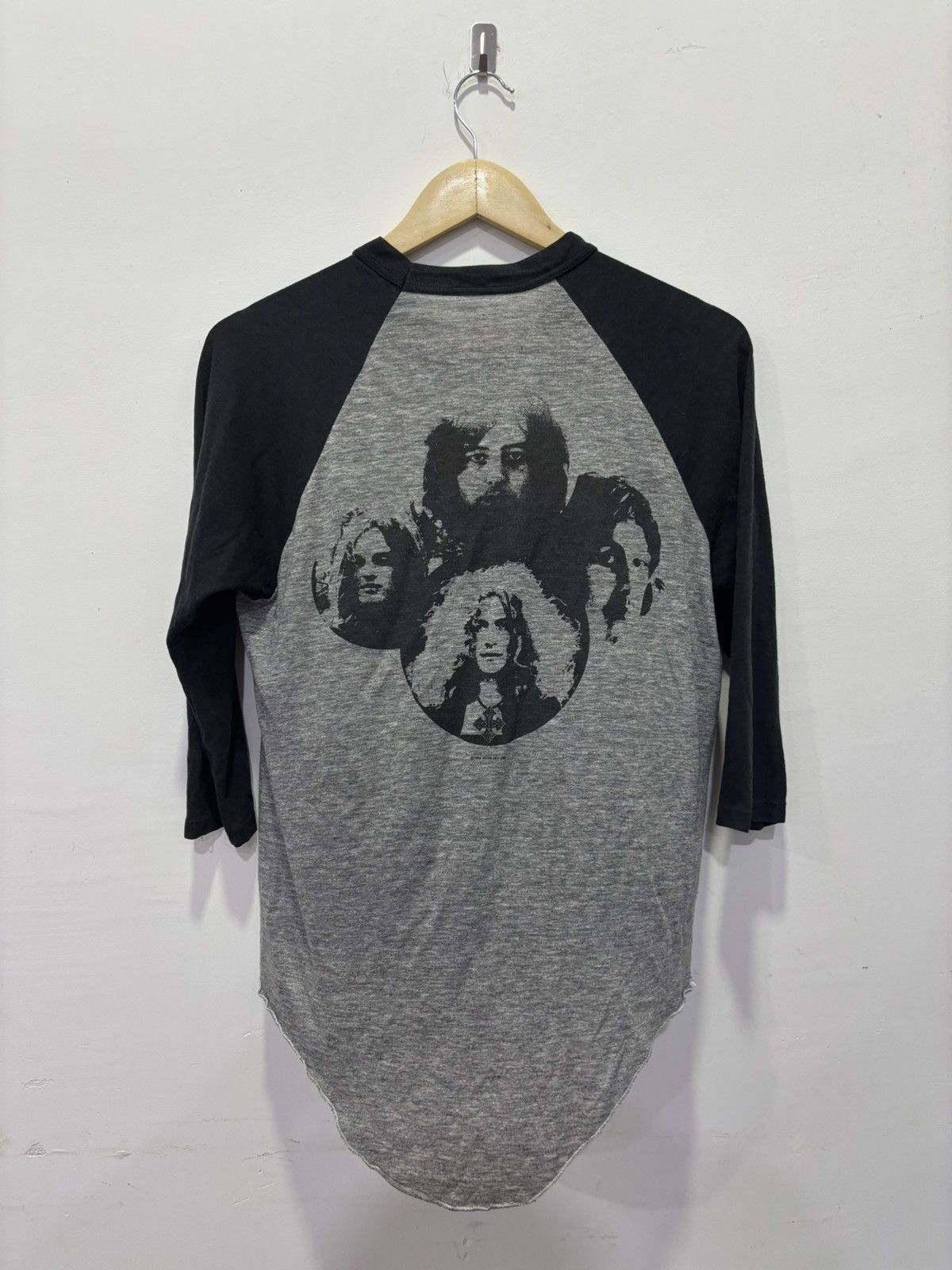 Band Tees × Vintage Vintage Led Zeppelin Raglan Shirt Size US M / EU 48-50 / 2 - 2 Thumbnail