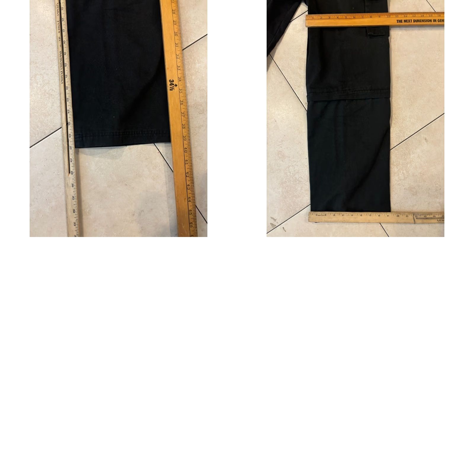 Fubu VINTAGE FUBU Cargo Pants Size 16 Black Grunge Y2K 2726 Women Size 38" / US 16 / IT 52 - 8 Thumbnail