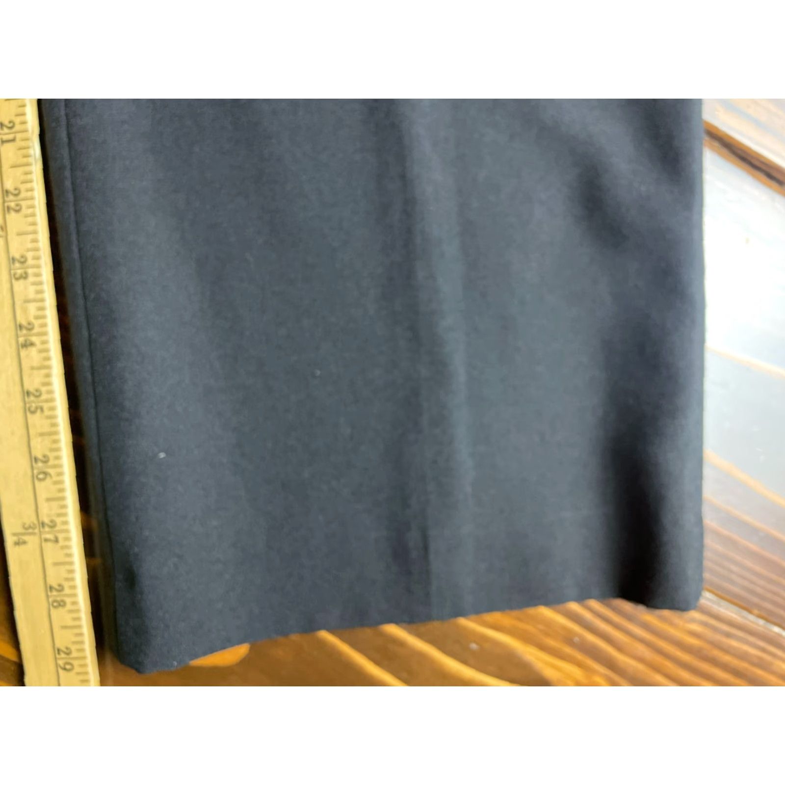 Vintage Cintas Pants Women's 18 Black Dress Pants Pockets Straight Leg Flat Front Tailored? Size 25" / US 0 / IT 36 - 6 Thumbnail