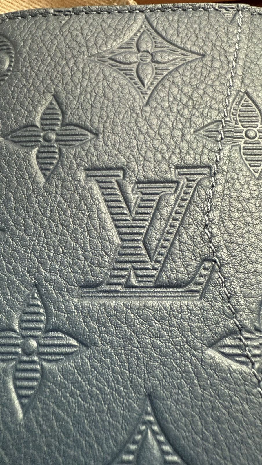 Louis Vuitton Louis Vuitton Pocket Organizer Shadow Navy Blue Size ONE SIZE - 6 Thumbnail