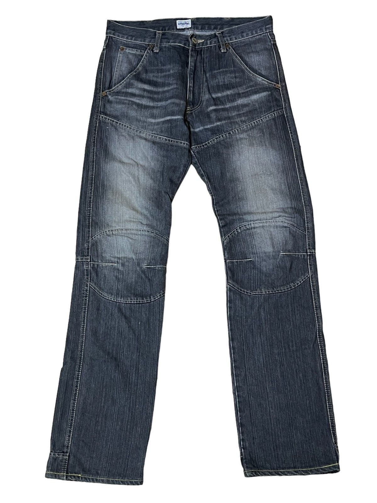 Eternal VINTAGE ETERNAL BITCKU KURASHIKI JAPANESE DENIM JEANS Size US 32 / EU 48 - 1 Thumbnail