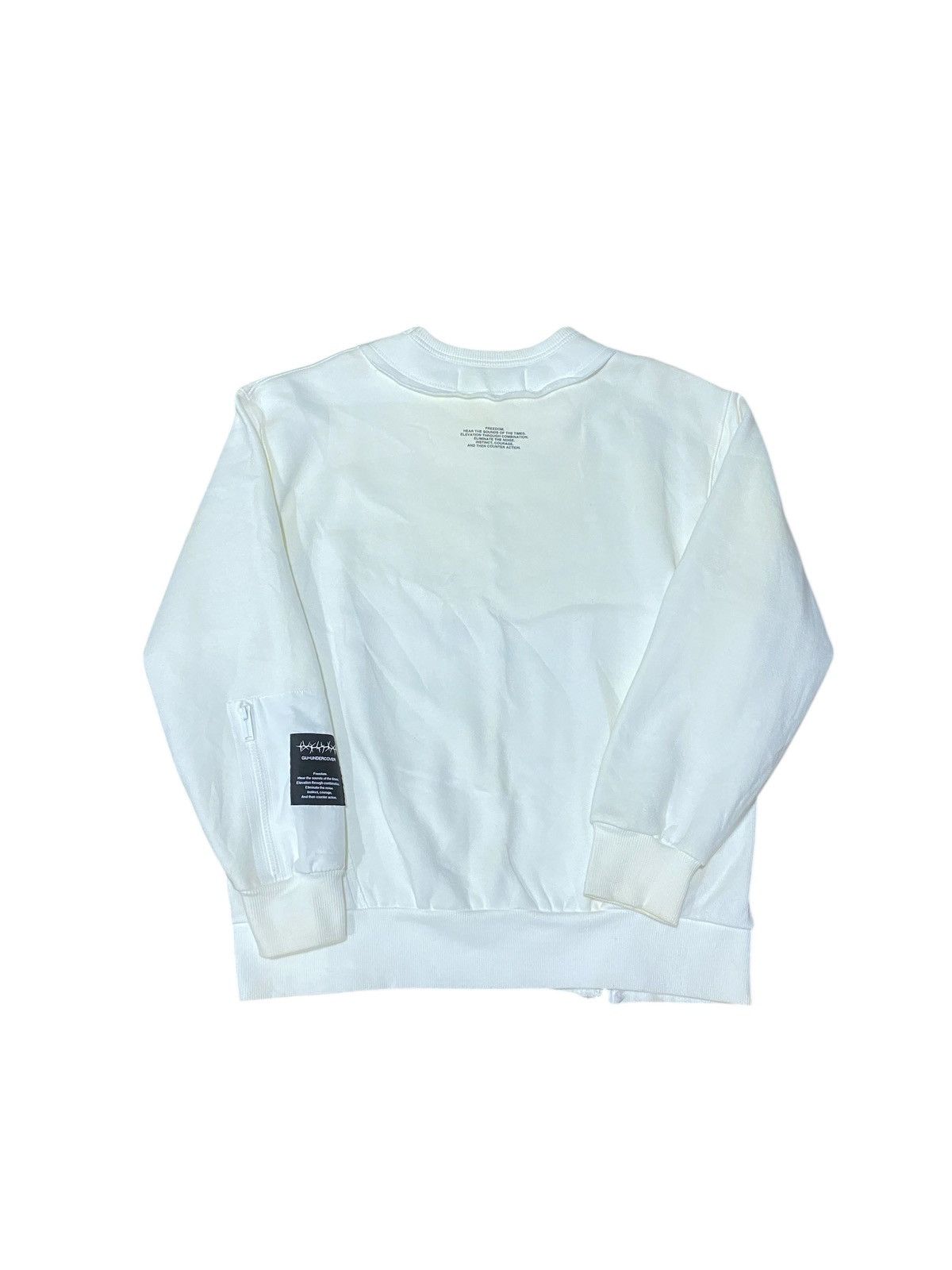 GU × Undercover Offer‼️Gu x Undercover White Sweatshirt Size US M / EU 48-50 / 2 - 2 Thumbnail