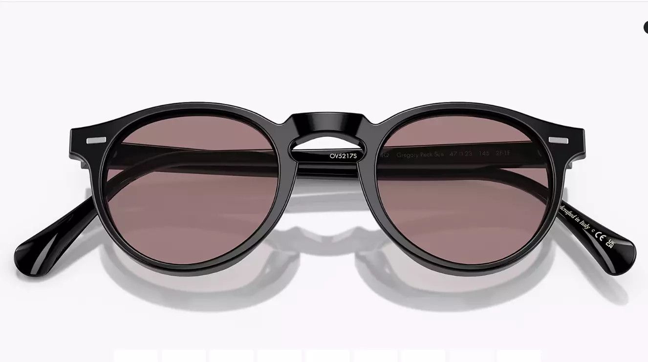 Oliver Peoples Gregory Peck Sun Limited Edition Rust/ Green Photo Size ONE SIZE - 8 Thumbnail