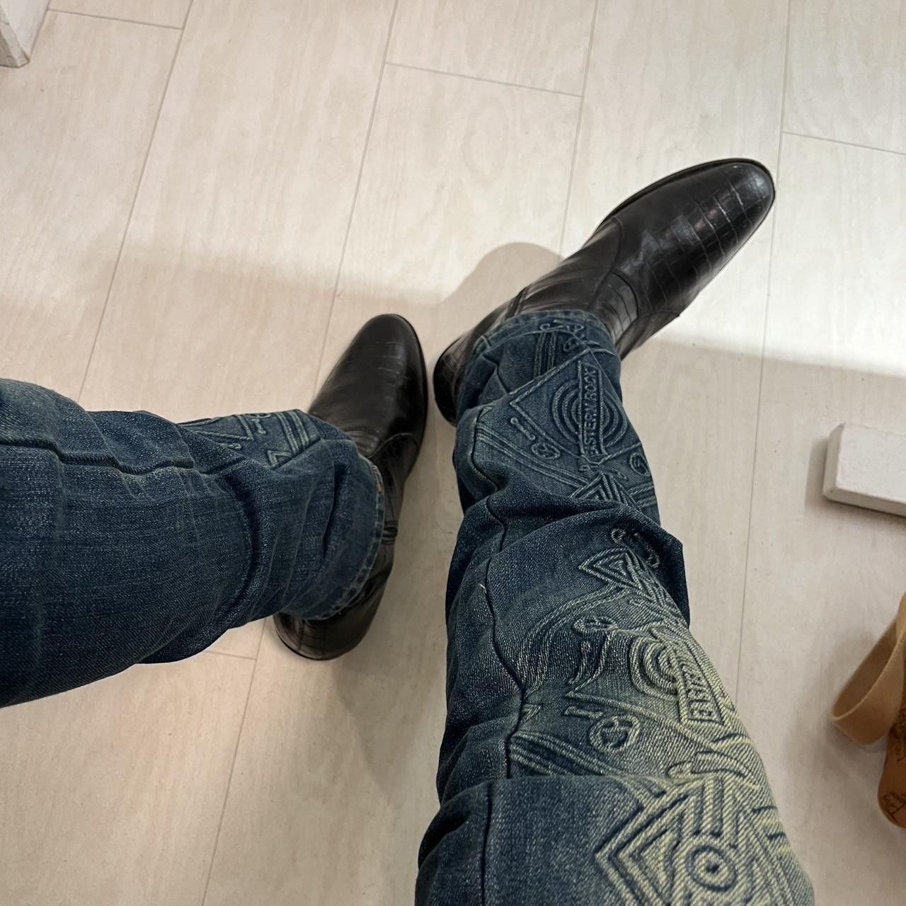 PPFM PPFM Embossed Batik Jeans Size US 30 / EU 46 - 3 Thumbnail
