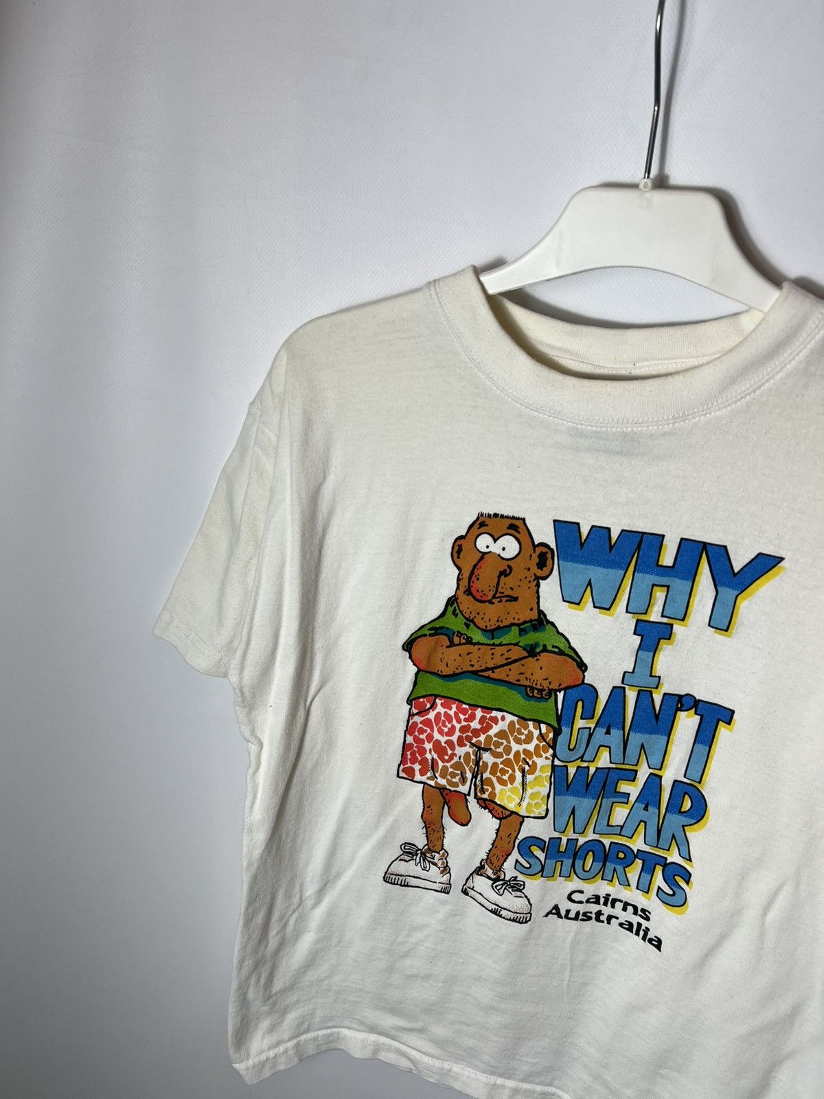Vintage Vintage streetwear Humor Why I can’t Wear Shorts Funny Tee Size US S / EU 44-46 / 1 - 4 Thumbnail