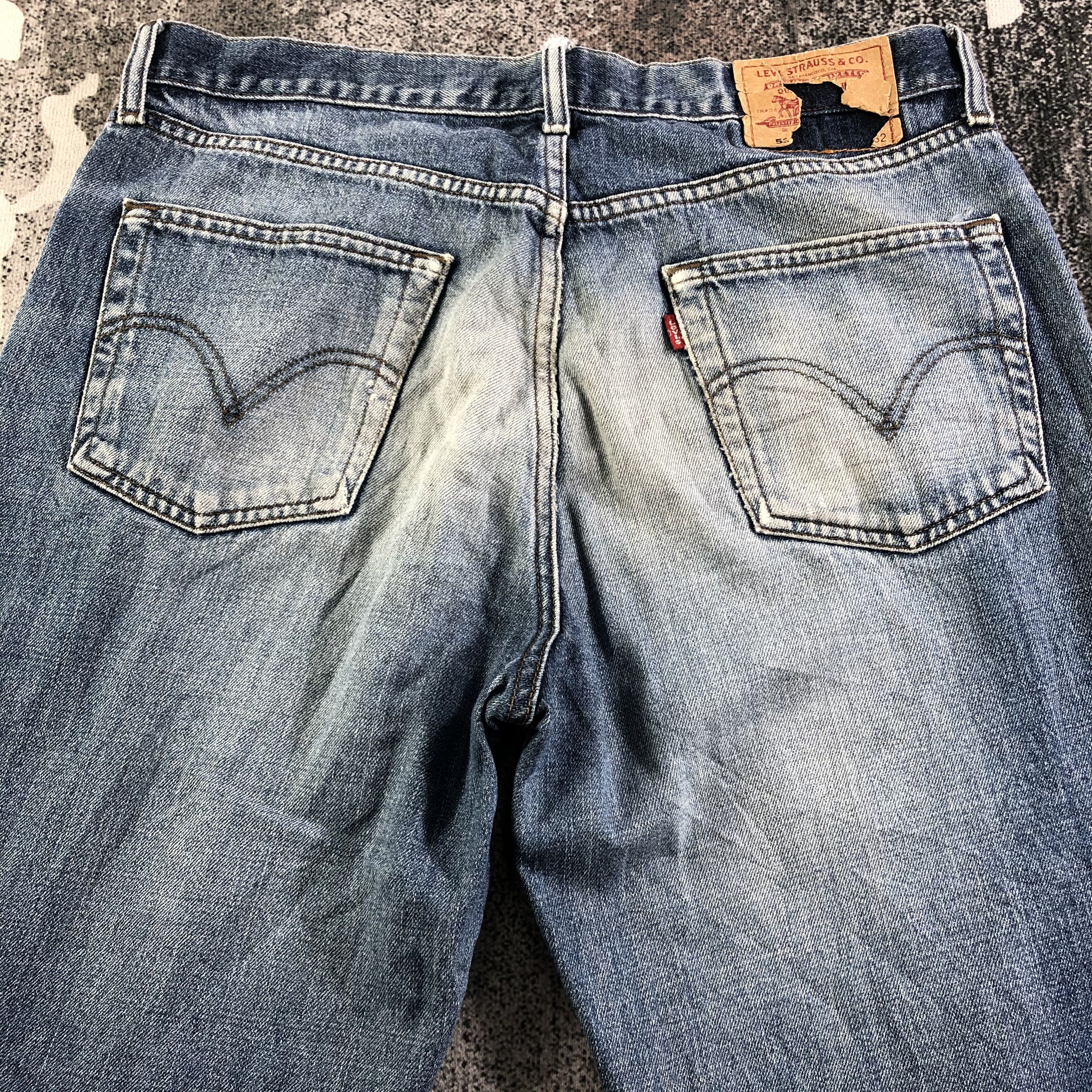 Levi's Vintage Levis 533 Jeans Ripped Denim KJ2823 Size US 35 - 4 Thumbnail