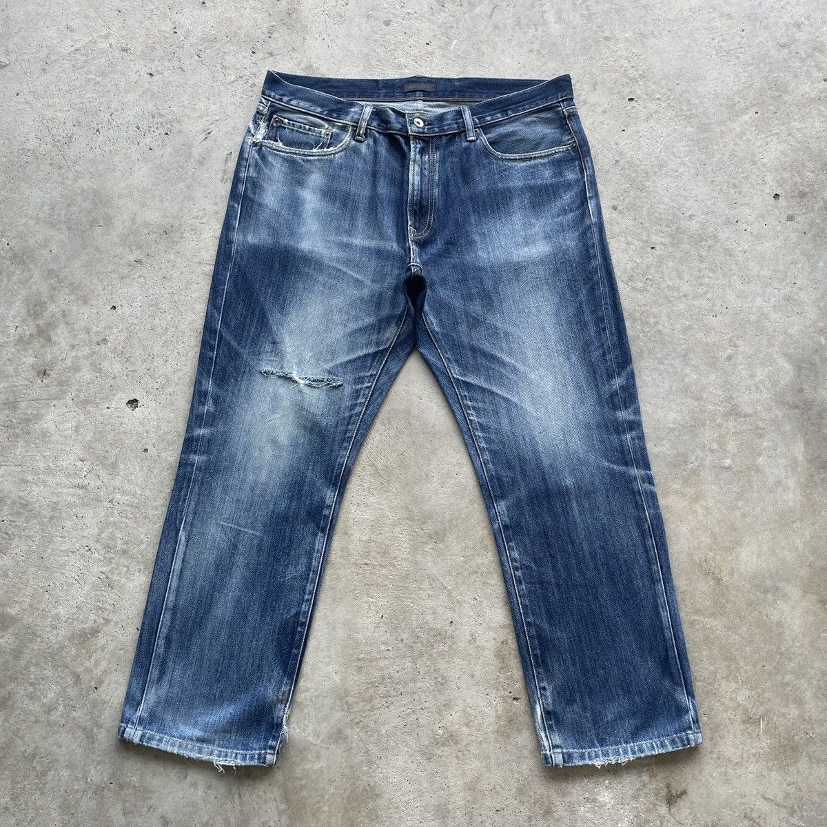 Japanese Brand W38 Vintage Japanese Jeans Faded Distressed Pants Denim Size US 38 / EU 54 - 1 Thumbnail