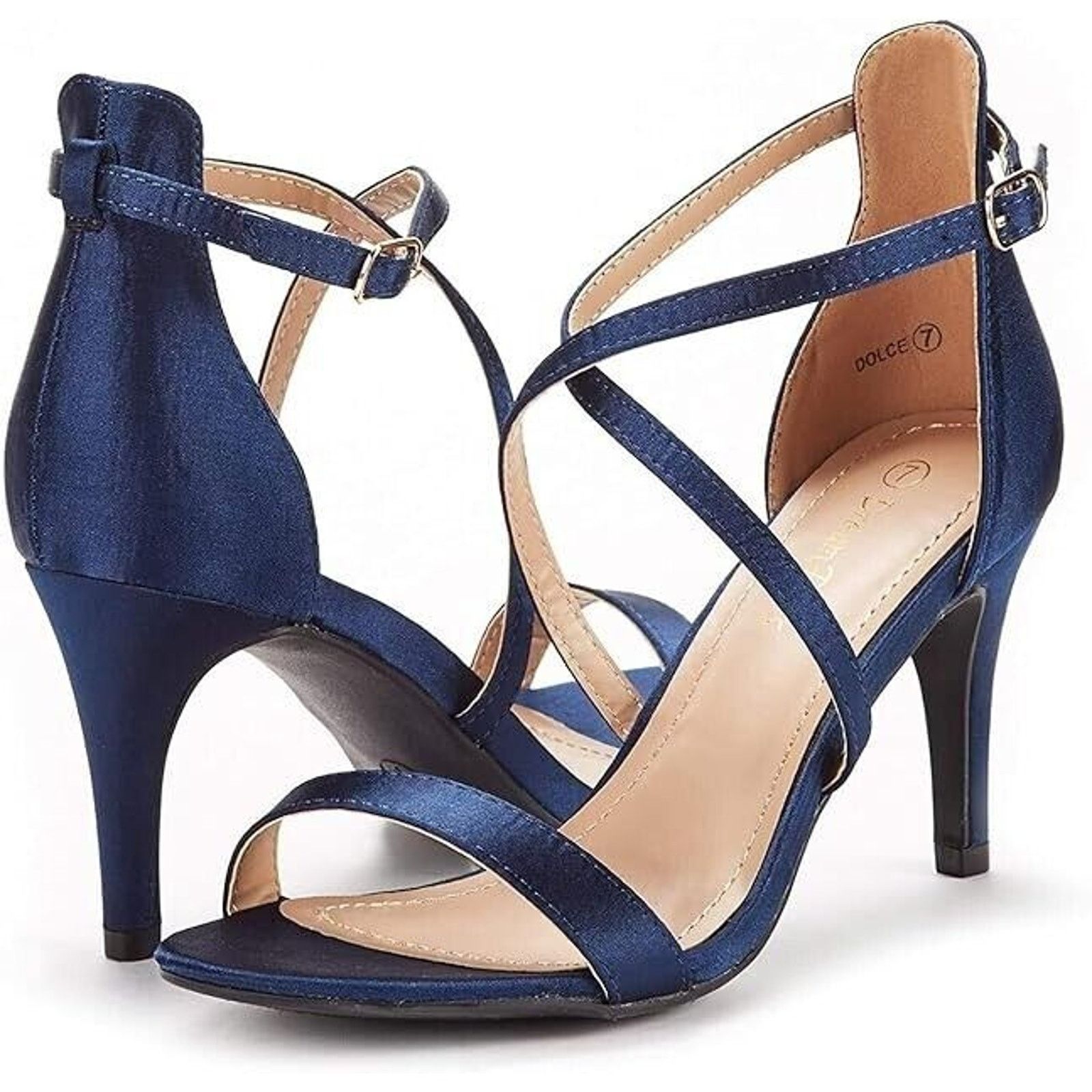 Other NEW DREAM PAIRS Women's 7 Dolce Stilettos Open Toe Pump Heel Size US 7 / IT 37 - 1 Thumbnail