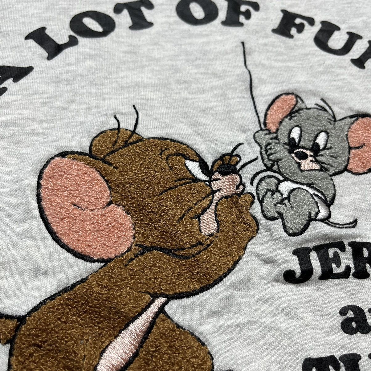 Cartoon Network × Japanese Brand ⚡️STEALS⚡️Tom and Jerry Velvet Backhit Logo Sweetshirts Size M / US 6-8 / IT 42-44 - 12 Thumbnail