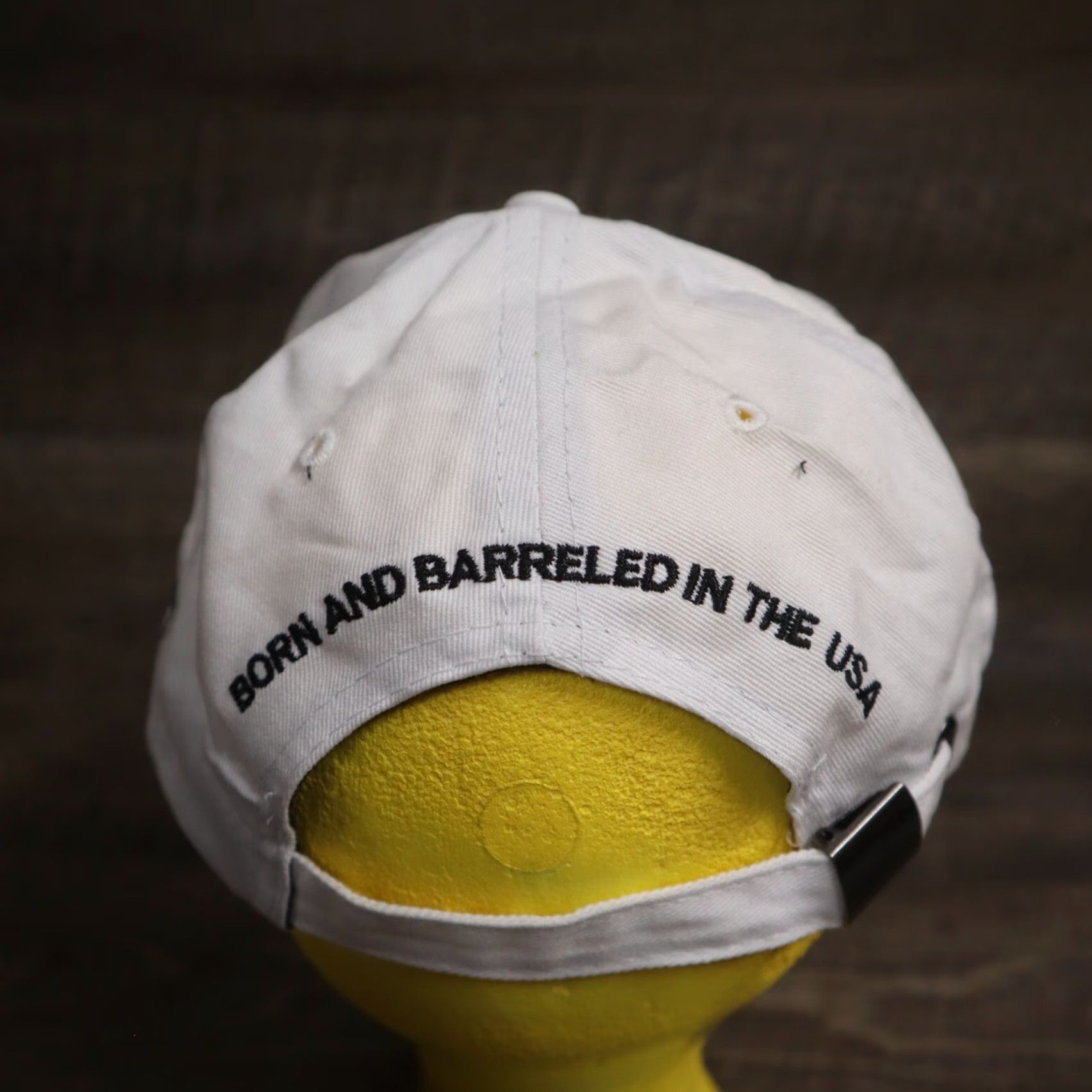 Vintage Jim Beam Since 1795 Kentucky Bourbon Whiskey Hat Unisex Adults One Size White Adjustable 100% Cotton Baseball Cap Mens Womens Boys Girls Size ONE SIZE - 3 Thumbnail
