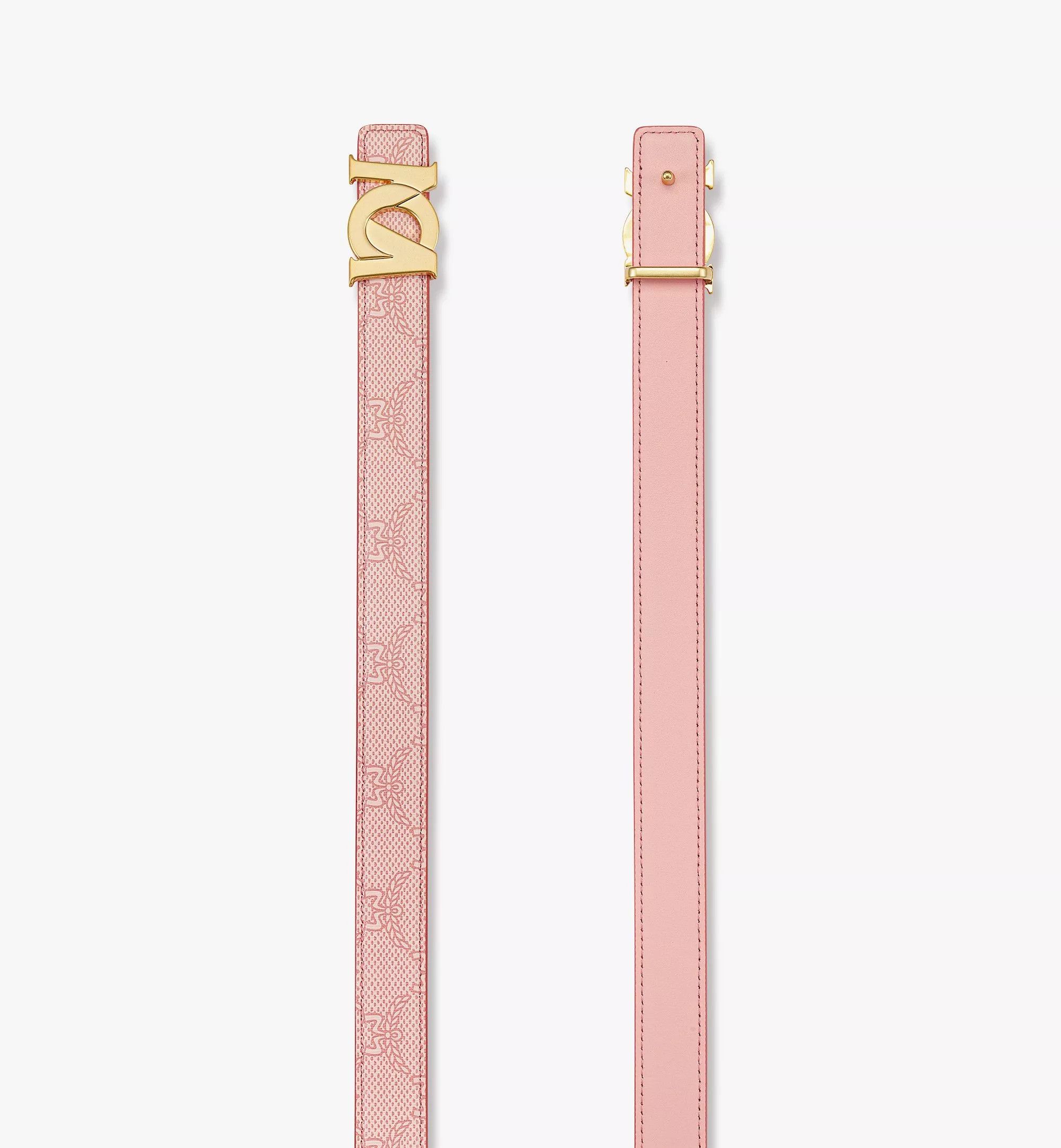 MCM o1mt1gz0725 Size: OS / Reversible Belt in Pink Size ONE SIZE - 3 Thumbnail