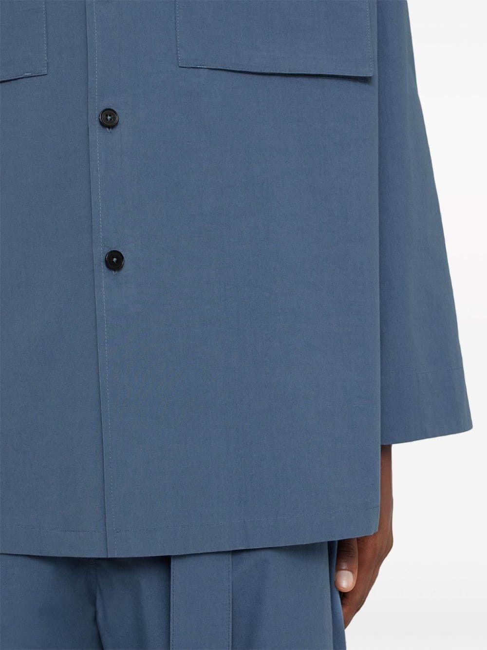 Jil Sander o1w1db10825 Shirt in Blue Size US S / EU 44-46 / 1 - 4 Thumbnail