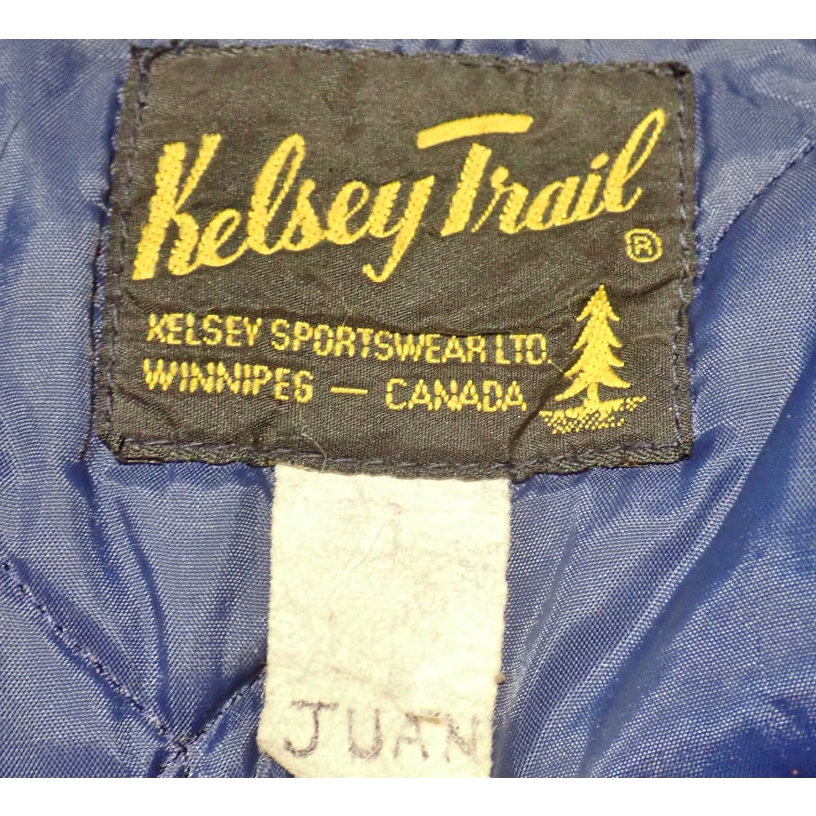Vintage VINTAGE Kelsey Parka Shirt Mens L Blue Satin Nylon Quilted Lined 46" Chest 32" Length 19" Shoulder 24" Sleeve (90s) Mens Size US L / EU 52-54 / 3 - 2 Thumbnail