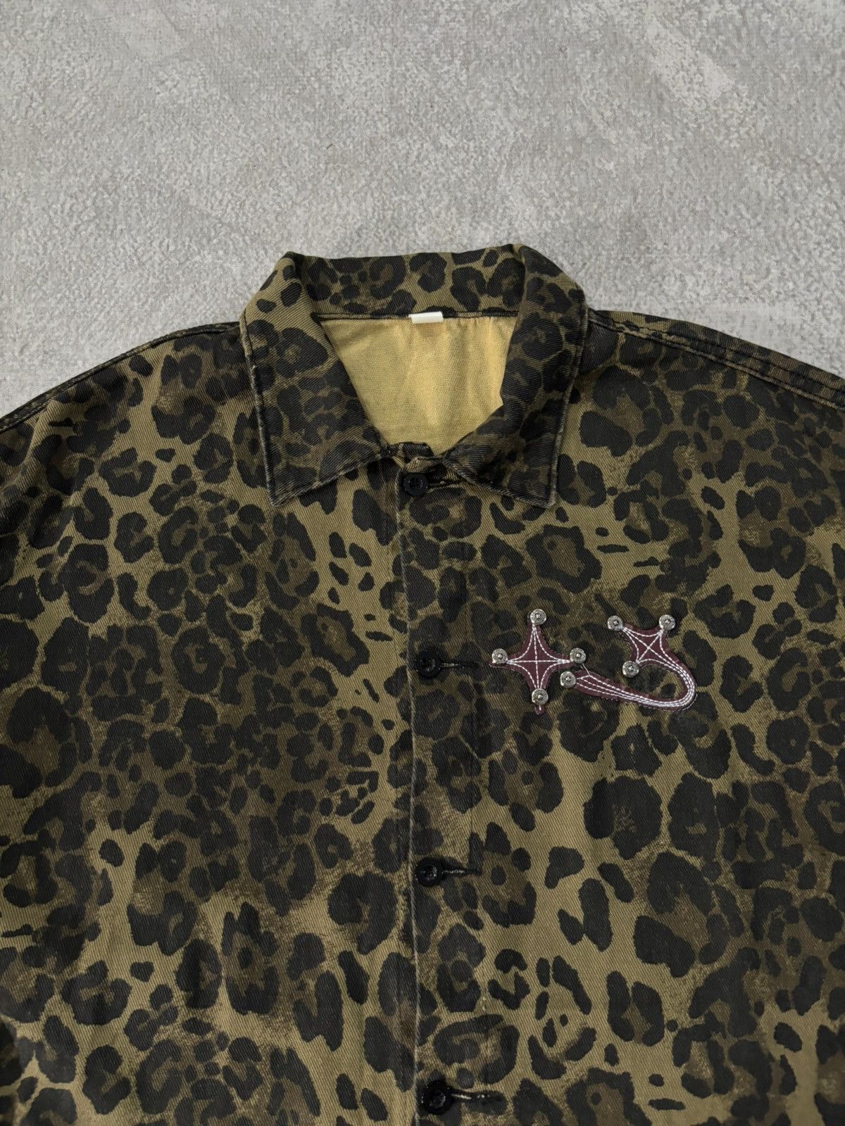 Other LEOPARD DENIM SHIRT Size US L / EU 52-54 / 3 - 2 Thumbnail