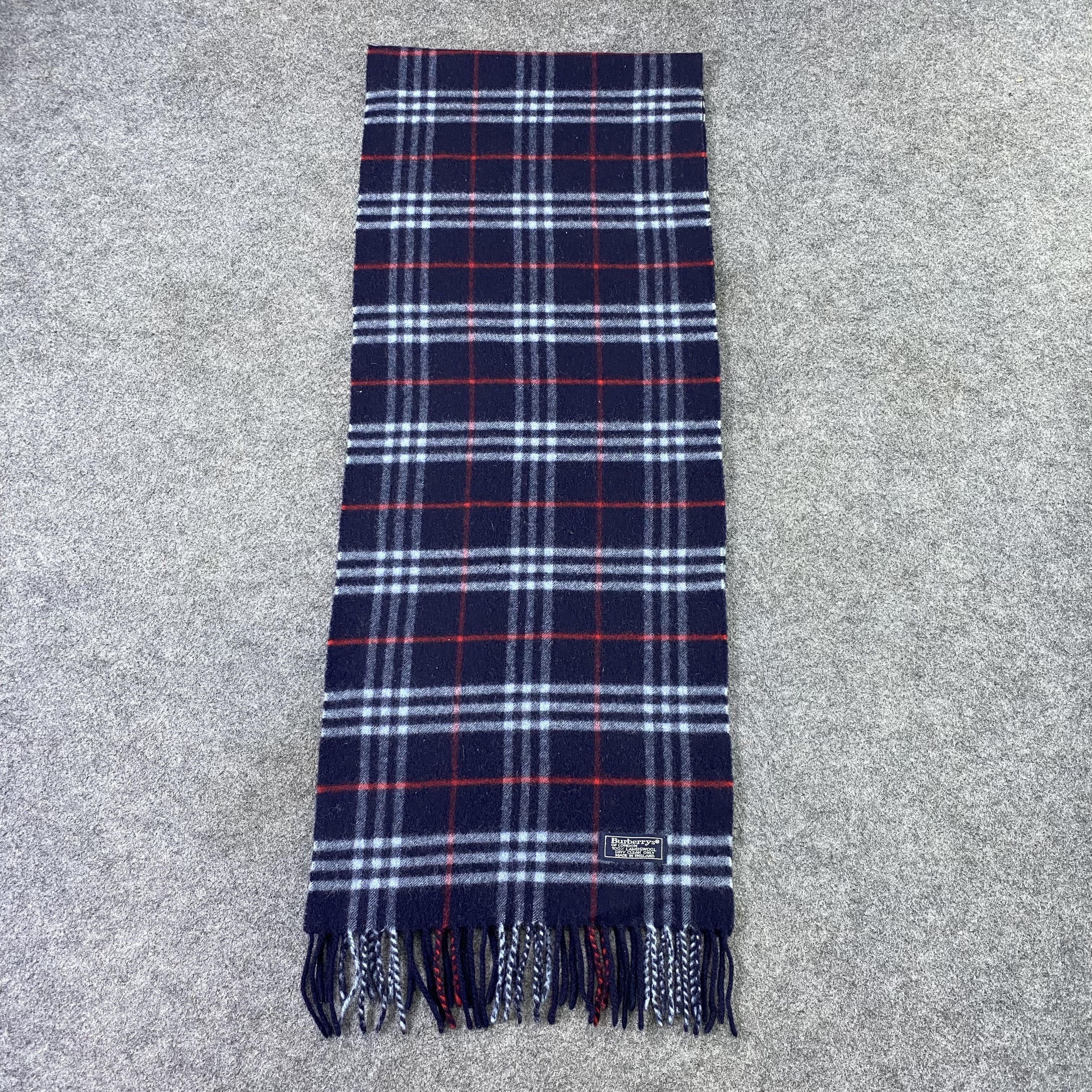 Burberry Burberry Wool Muffler / Scarf / Neckwear-T1513 Size ONE SIZE - 2 Thumbnail