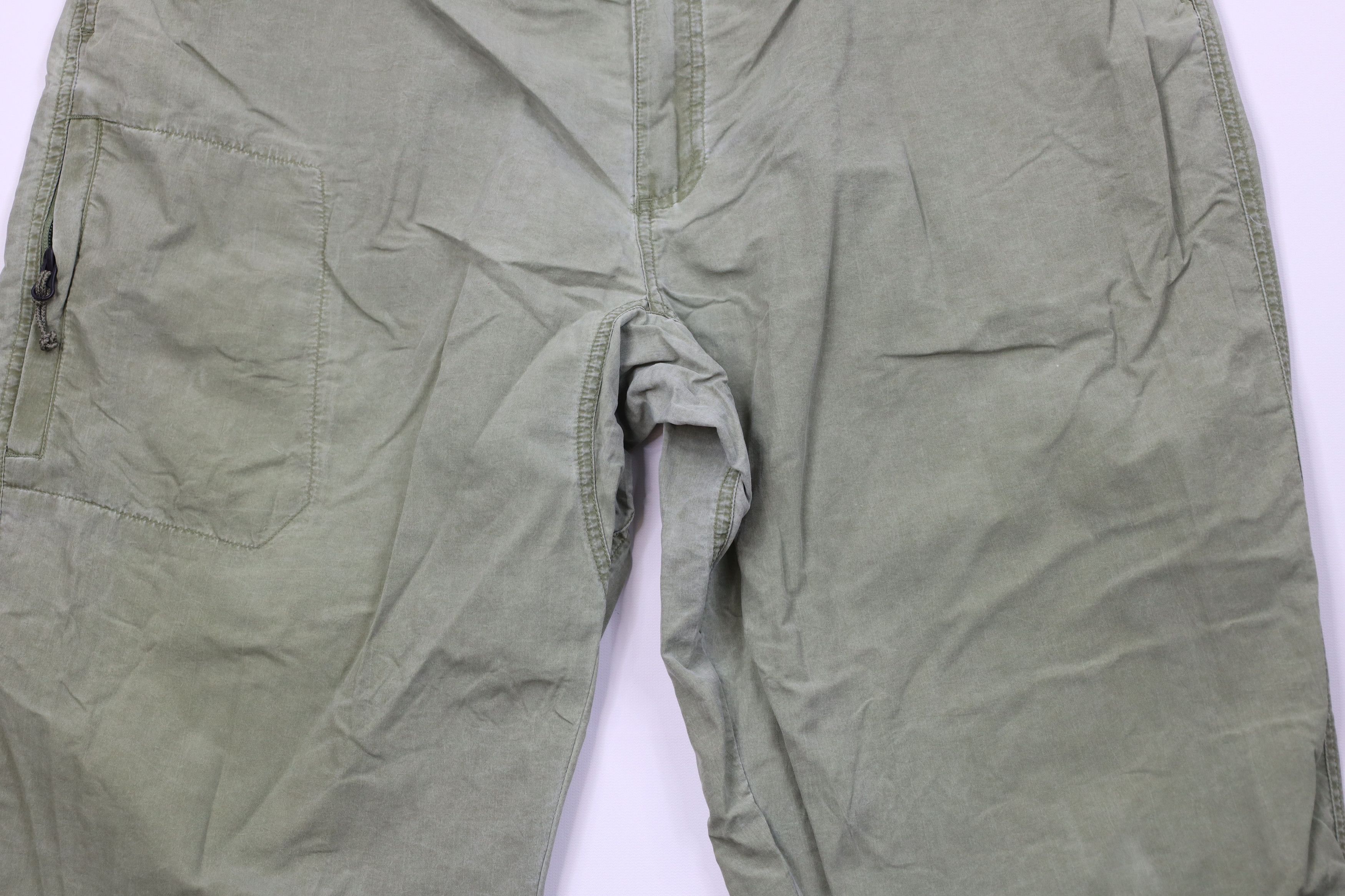 Cabelas Vintage Y2K Cabelas Stonewash Wide Leg Cargo Pants Green Size US 42 / EU 58 - 3 Thumbnail