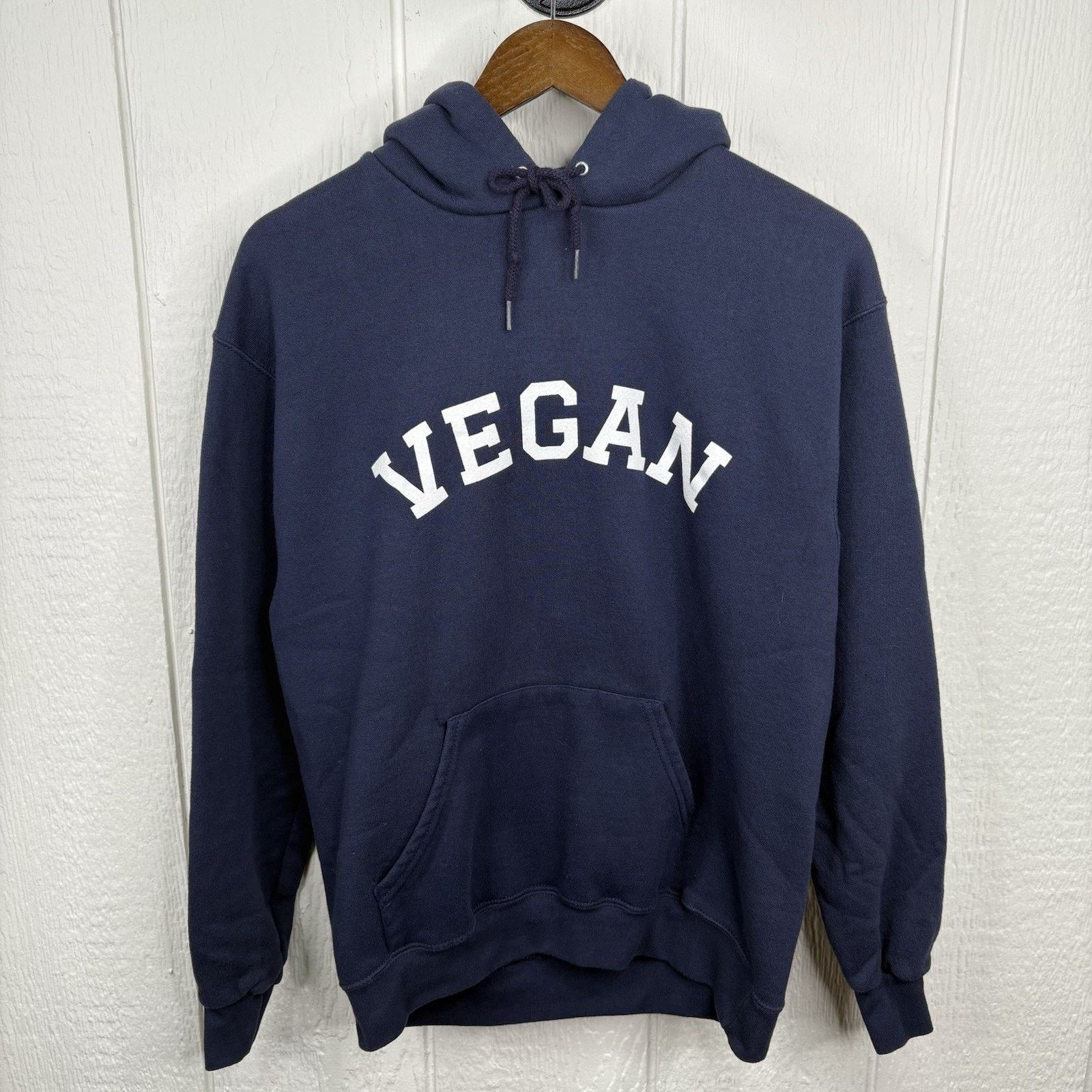 Lee Vintage 90’s Navy Vegan Graphic Hoodie Medium Size US M / EU 48-50 / 2 - 1 Thumbnail