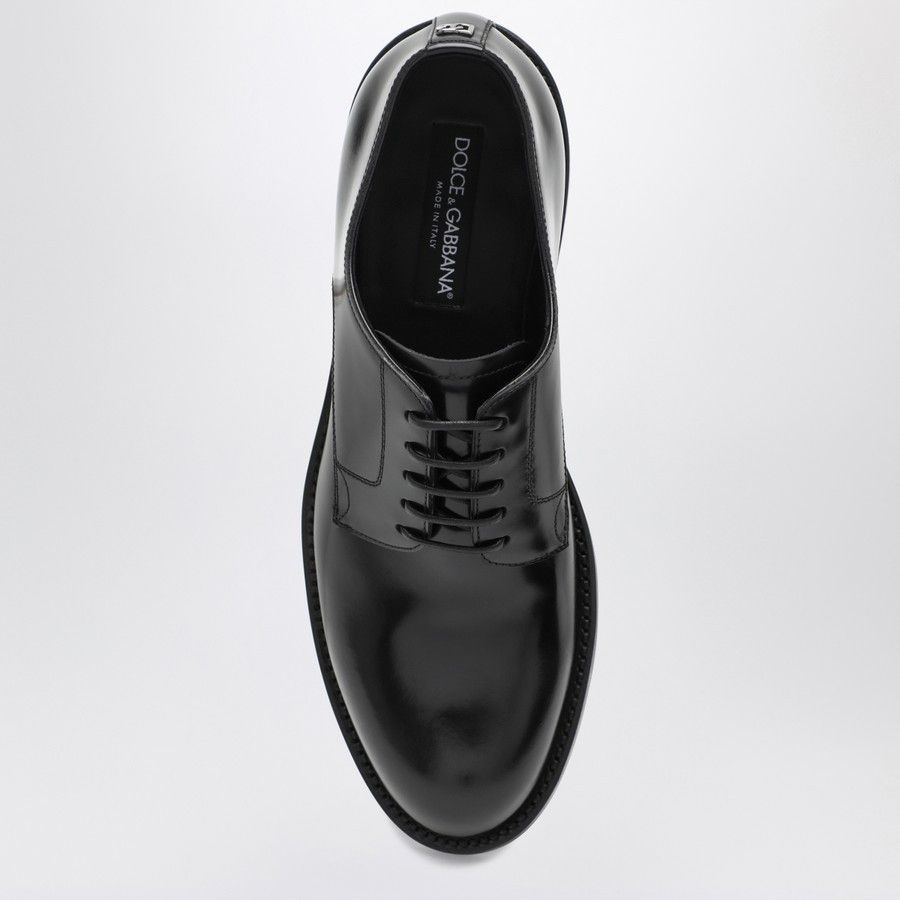 Dolce & Gabbana o1d2blof0226 Leather Derby Shoes in Black Size US 8 / EU 41 - 3 Thumbnail