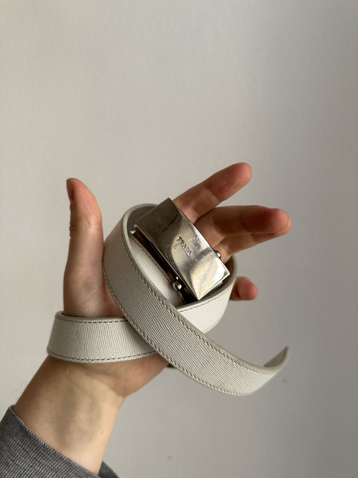 Prada Prada Vintage Leather Belt Size ONE SIZE - 1 Thumbnail