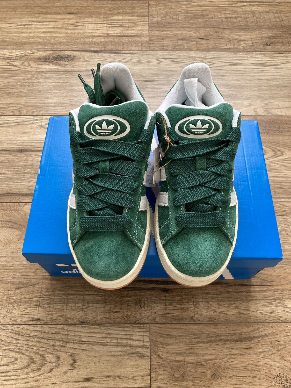 Adidas adidas Campus 00s Dark Green Cloud White (H03472) 38.5 EU Size US 6 / EU 39 - 4 Thumbnail