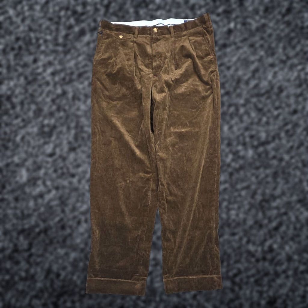 Polo Ralph Lauren Polo Ralph Lauren Corduroy Pants 34 x 32 Brown PLEATED BAGGY FIT NWT MSRPO 88 Pants Men Brown Baggy Corduroy Polo Ralph Lauren 34 32 Size US S / EU 44-46 / 1 - 1 Thumbnail