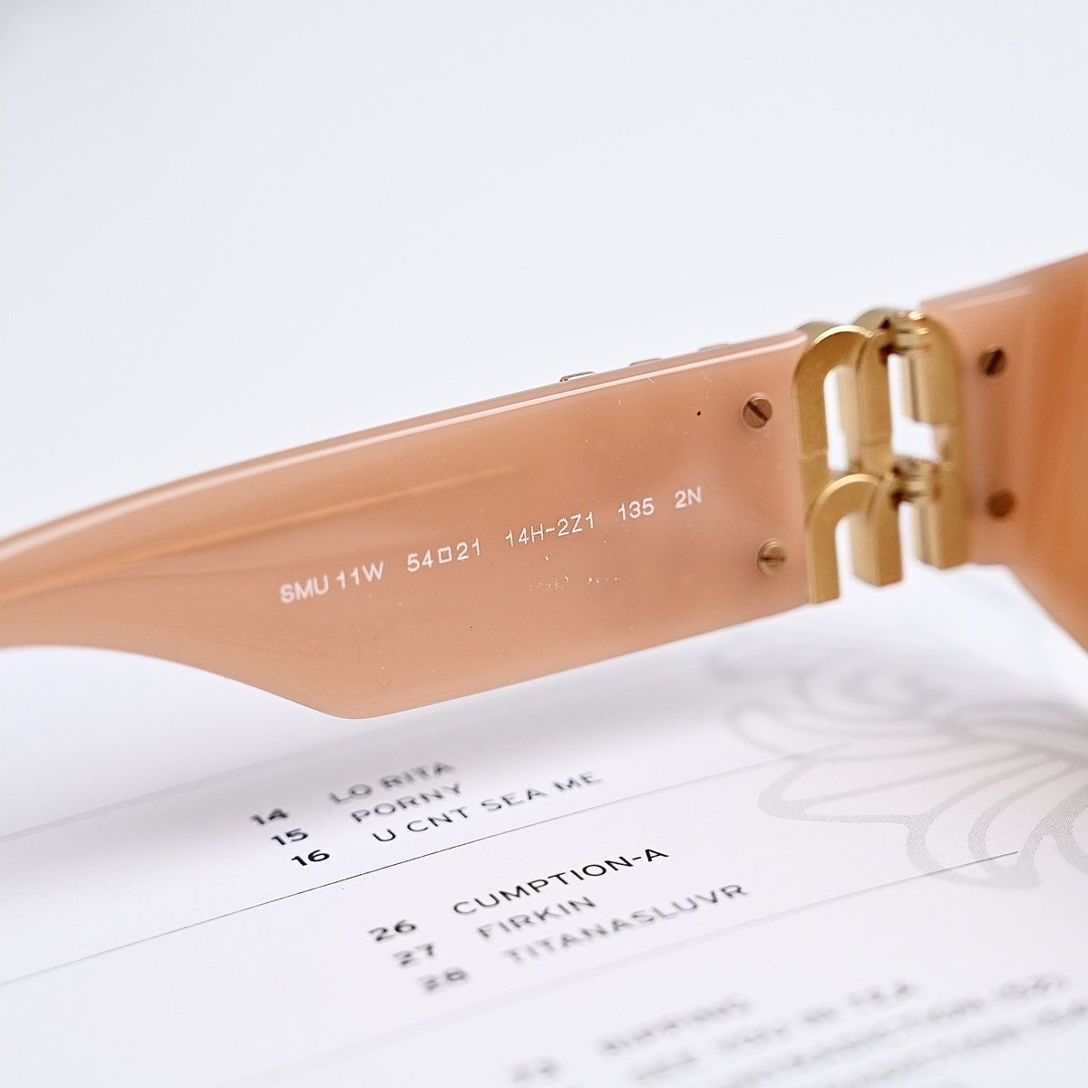 Miu Miu MIU MIU 0MU 11WS SUNGLASSES Size ONE SIZE - 7 Thumbnail