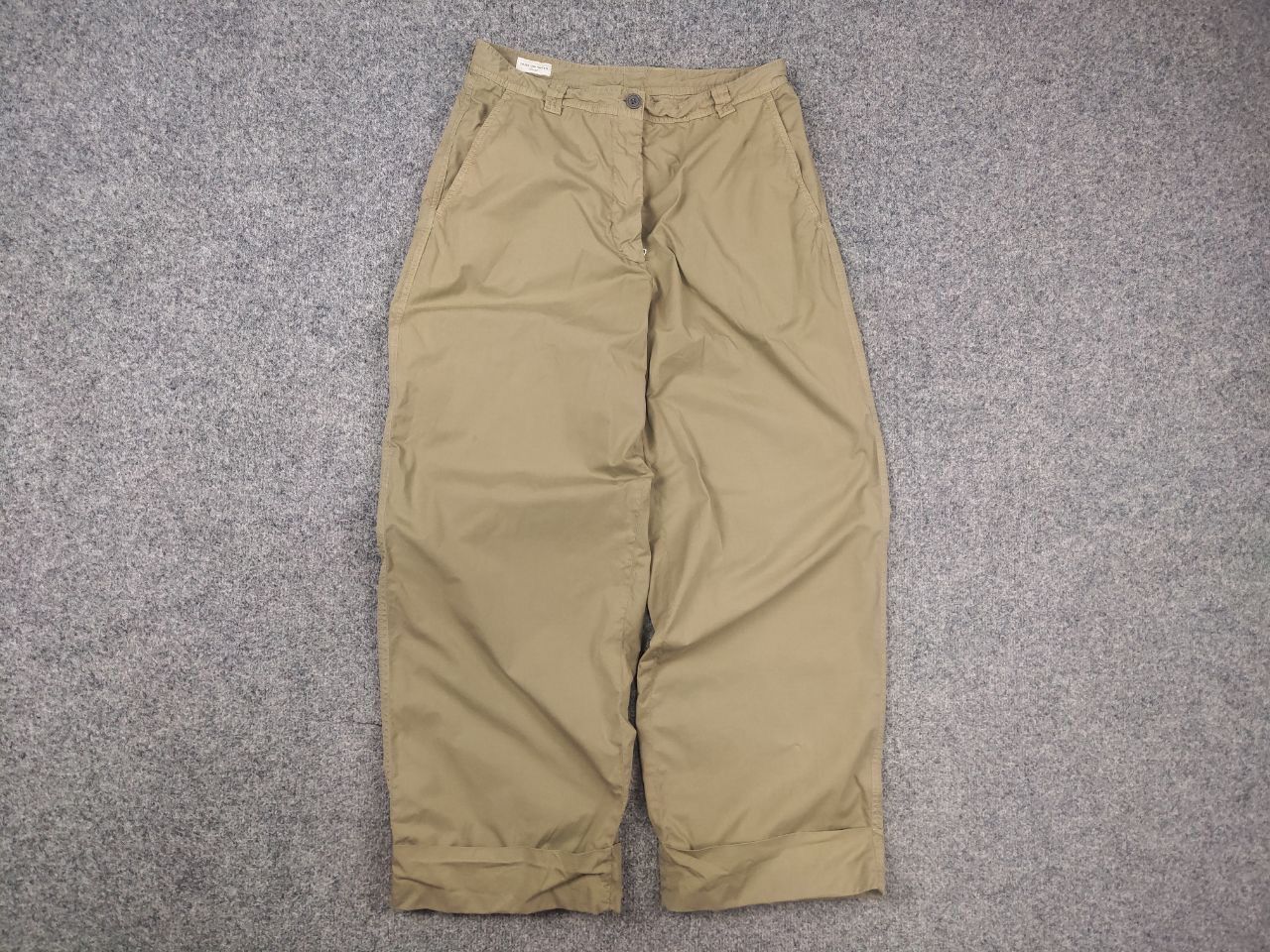 Dries Van Noten Dries Van Noten Design Wide Leg Beige Trouser Chino Pants Size 30" / US 8 / IT 44 - 7 Thumbnail