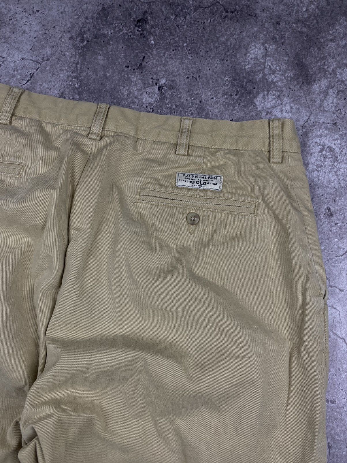 Polo Ralph Lauren × Vintage Faded Vintage Polo Ralph Lauren Trousers Chinos Baggy Pants Size US 36 / EU 52 - 3 Thumbnail