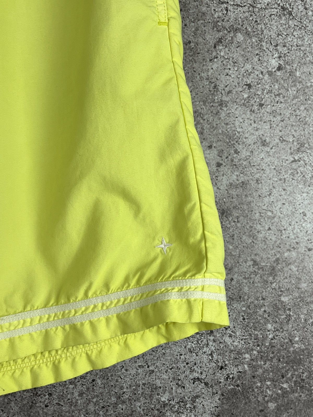 Stone Island Stone Island Nylon Swim Shorts – Neon Yellow (Size M) Size US 32 / EU 48 - 2 Thumbnail