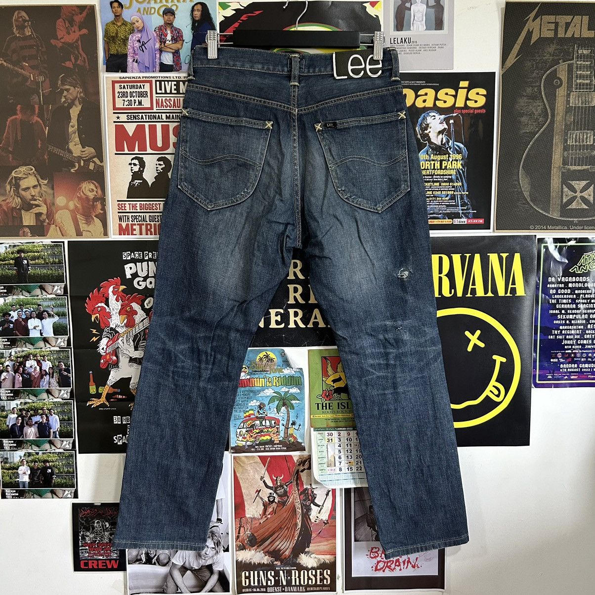 Lee Vintage Lee 101 Regular Narrow Japanese Distressed Denim Size US 30 / EU 46 - 8 Thumbnail
