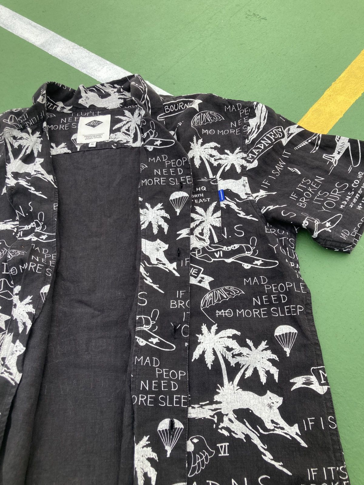 Madness Madness 18SS Collage AOP Graphic Illustration Shirt Size US XL / EU 56 / 4 - 11 Thumbnail