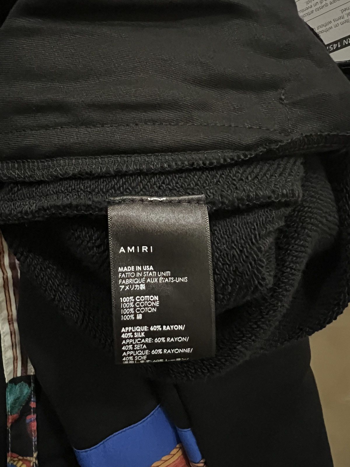 Amiri AMIRI SWEATPANTS WITH LOGO size XL Size US 36 / EU 52 - 5 Thumbnail
