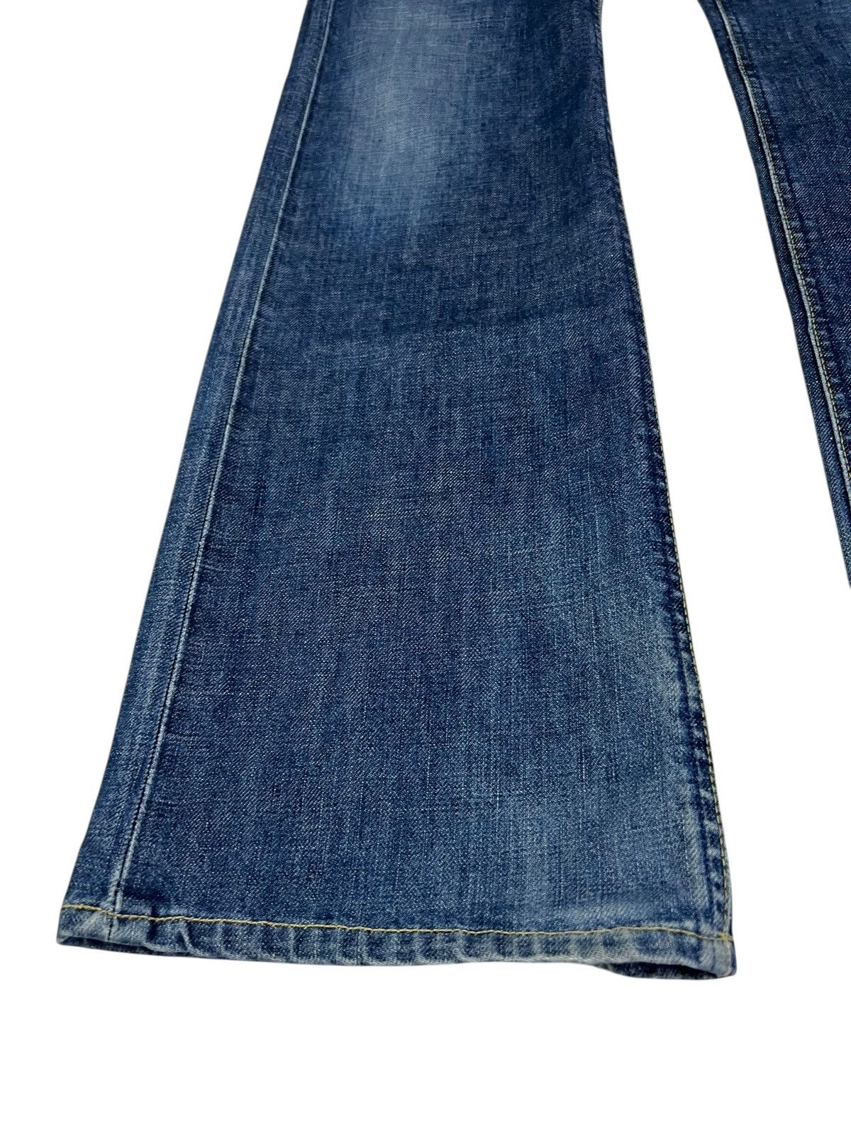 Japanese Brand Flare Lee Riders Sanforized Denim Jean Size US 27 - 4 Thumbnail