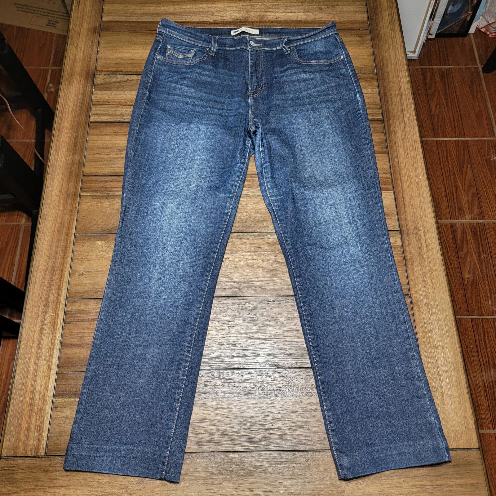 Levi's Levis 505 Straight Leg Denim Jeans - Size W32 L32 Size US 32 / EU 48 - 1 Thumbnail