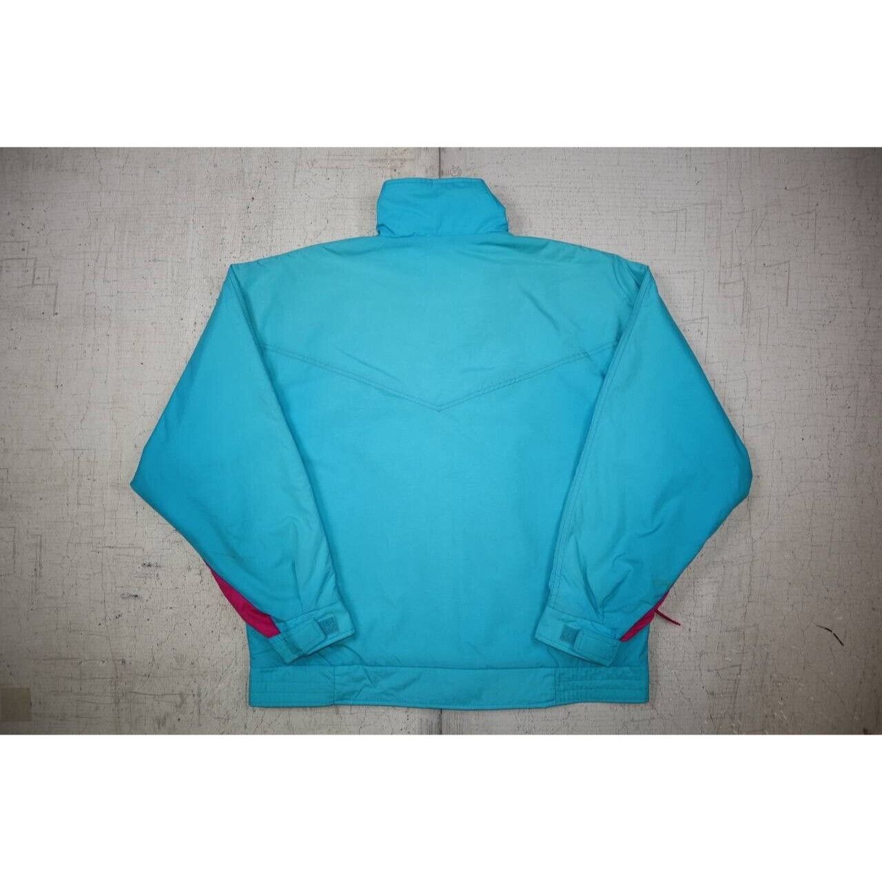 Woolrich Woolen Mills Vintage Woolrich Womens Neon Pink Blue Windbreaker Jacket M Size M / US 6-8 / IT 42-44 - 6 Thumbnail