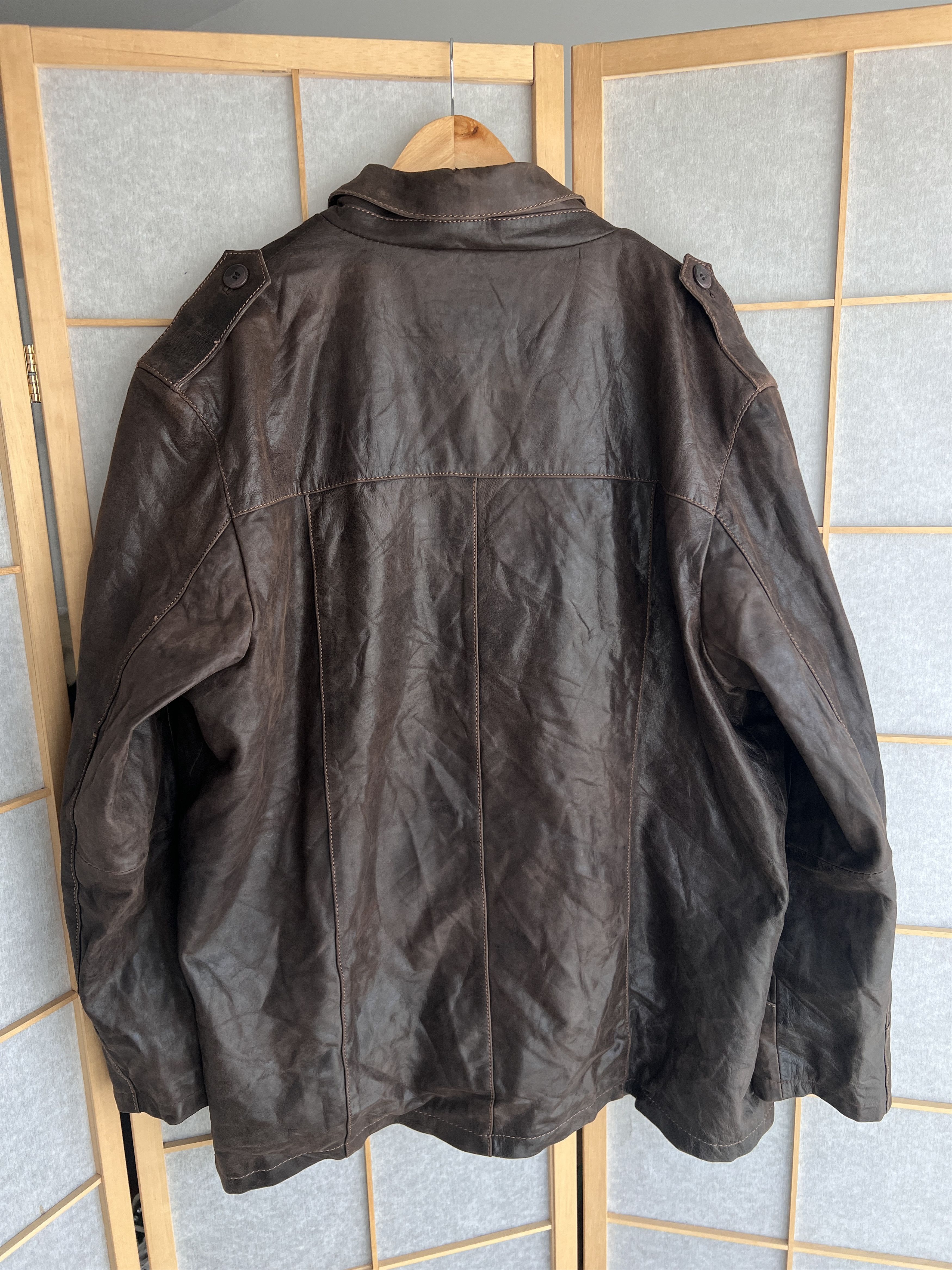 Hysteric Glamour Leather coat jacket vintage y2k 14th Addiction Diesel style Size US L / EU 52-54 / 3 - 14 Thumbnail