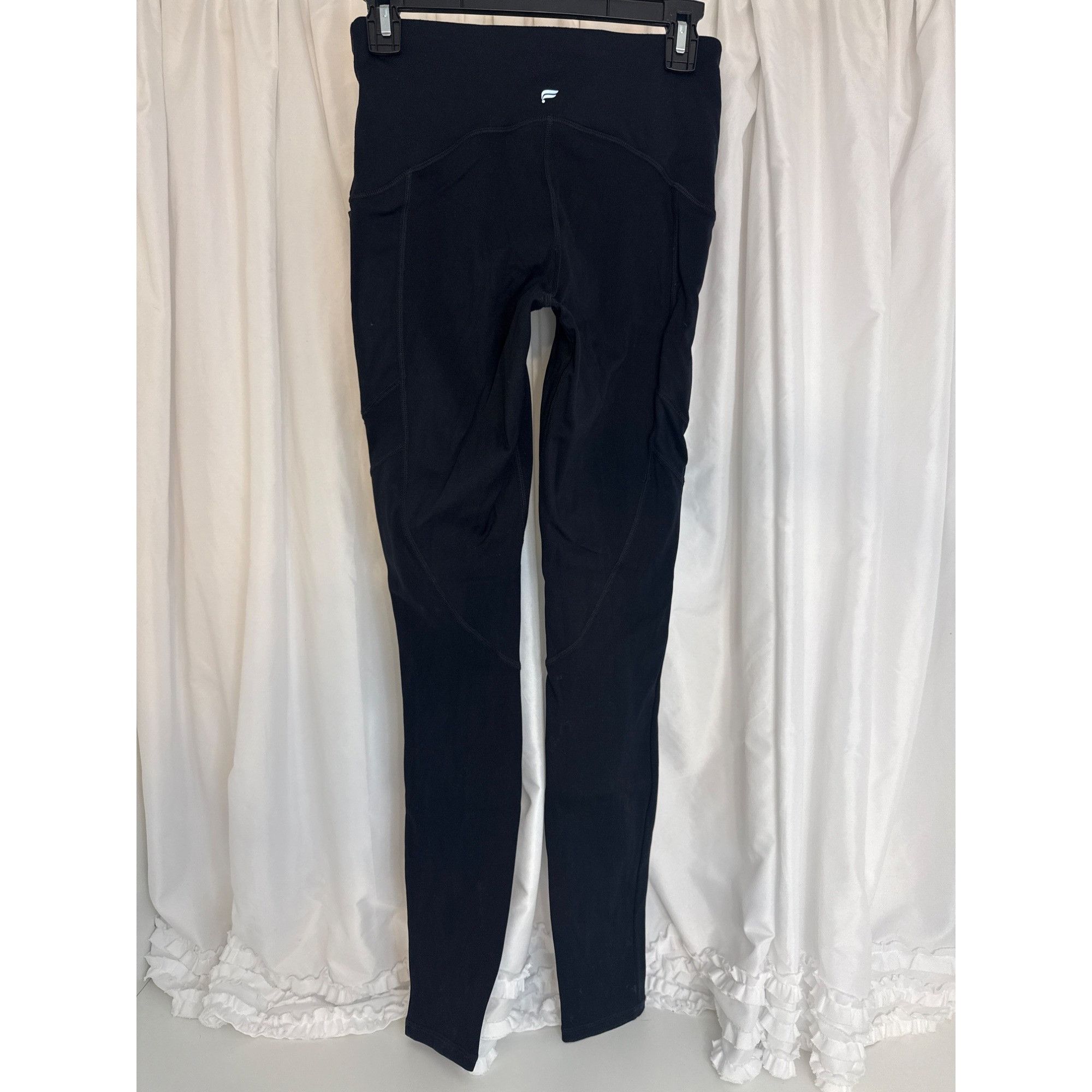 Fabletics Fabletics Motion365 Womens Black High-Waisted Leggings With Size 26" / US 2 / IT 38 - 3 Thumbnail
