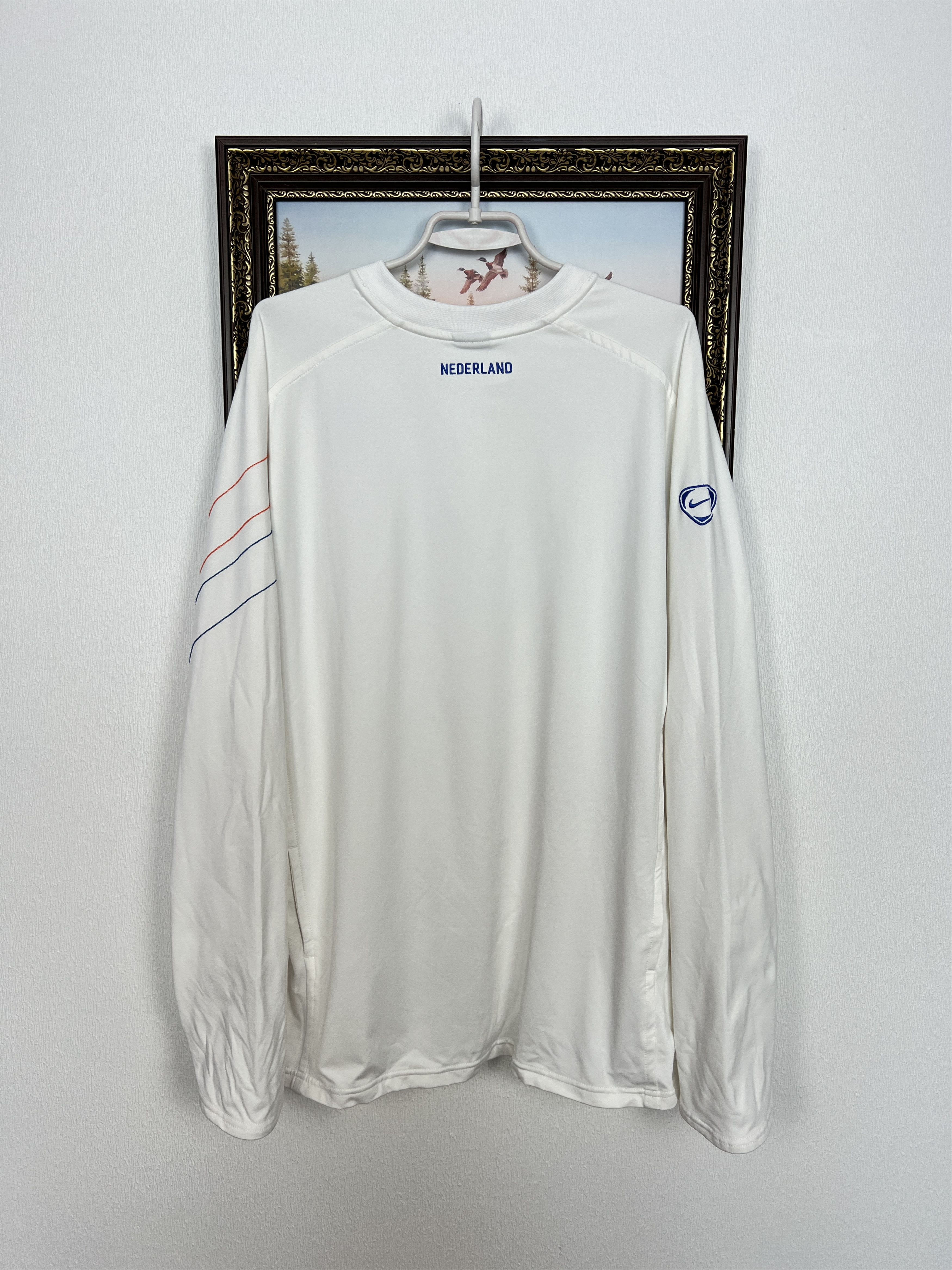 Nike Vintage Nike Netherlands Holland Football Train Sweatshirt Size US XL / EU 56 / 4 - 10 Thumbnail