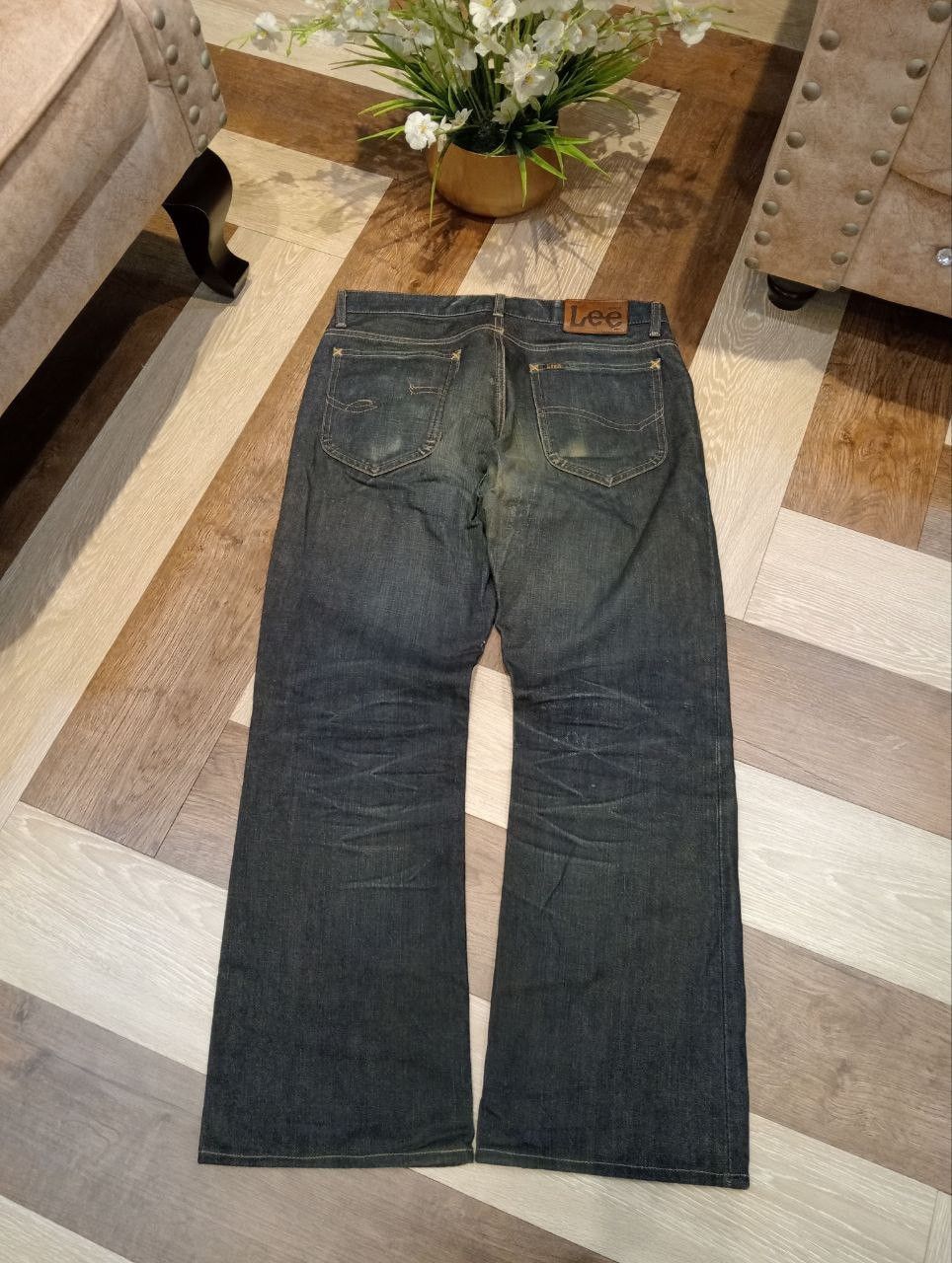Lee LEE RIDERS SANFORIZED BOOT CUT DENIM PANTS Size US 32 / EU 48 - 10 Thumbnail