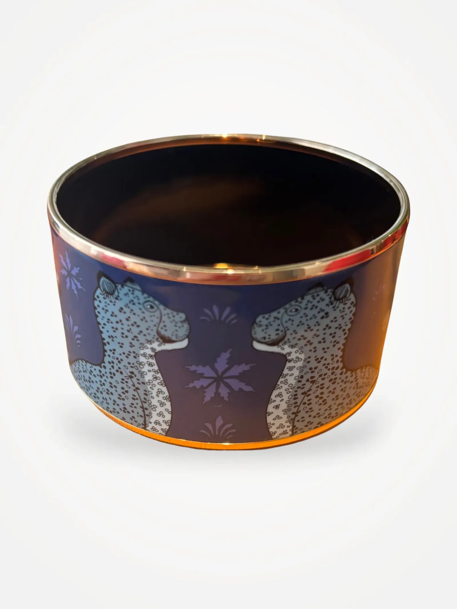 Hermes Hermès Les Leopardes Bangle Bracelet Size ONE SIZE - 1 Thumbnail