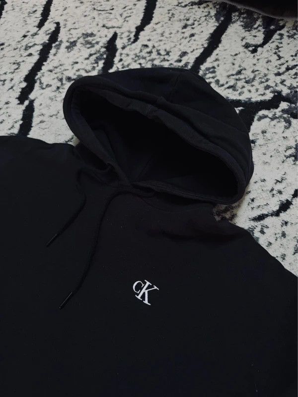 Calvin Klein Calvin Klein black logo long dress hoodie M Size M / US 6-8 / IT 42-44 - 3 Thumbnail