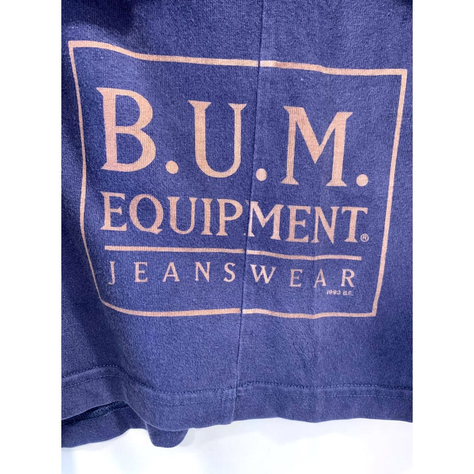 Vintage VINTAGE B.U.M. Equipment T-Shirt Mens L Blue Oversized 90s Graphic Tee USA Made Mens Size US L / EU 52-54 / 3 - 6 Thumbnail