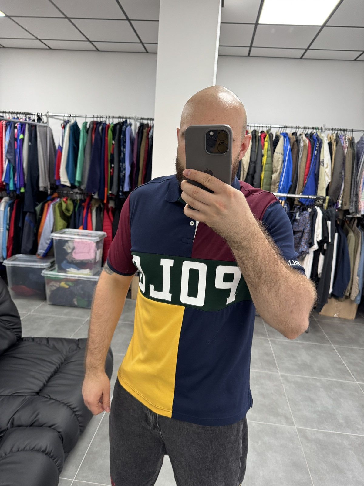 Polo Ralph Lauren Polo Ralph Lauren Multicolor Big Logo Polo Shirt Men Size M Size US M / EU 48-50 / 2 - 2 Thumbnail