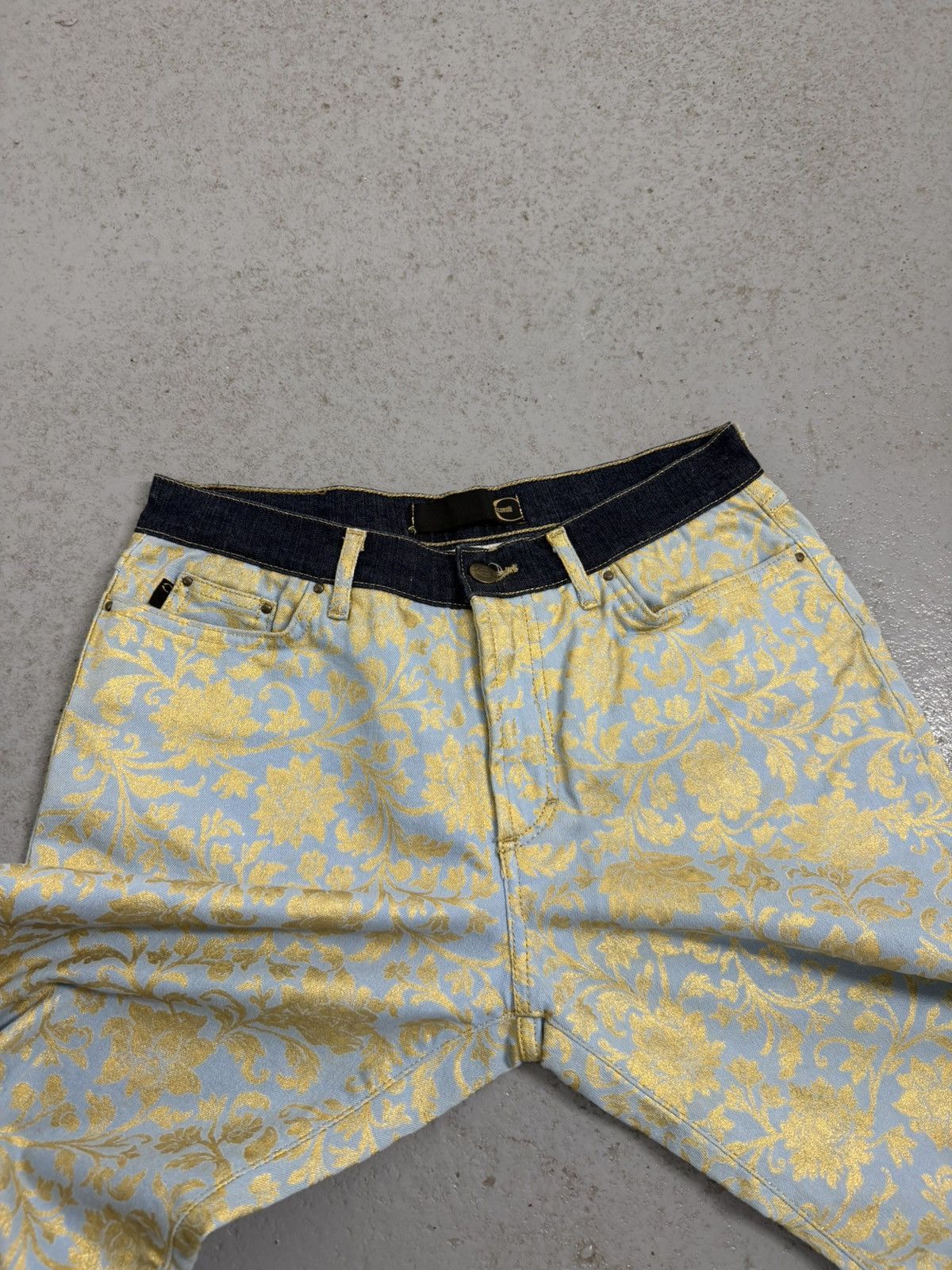 Just Cavalli Vintage Just Cavalli Overprinted Jeans Size 31" - 5 Thumbnail