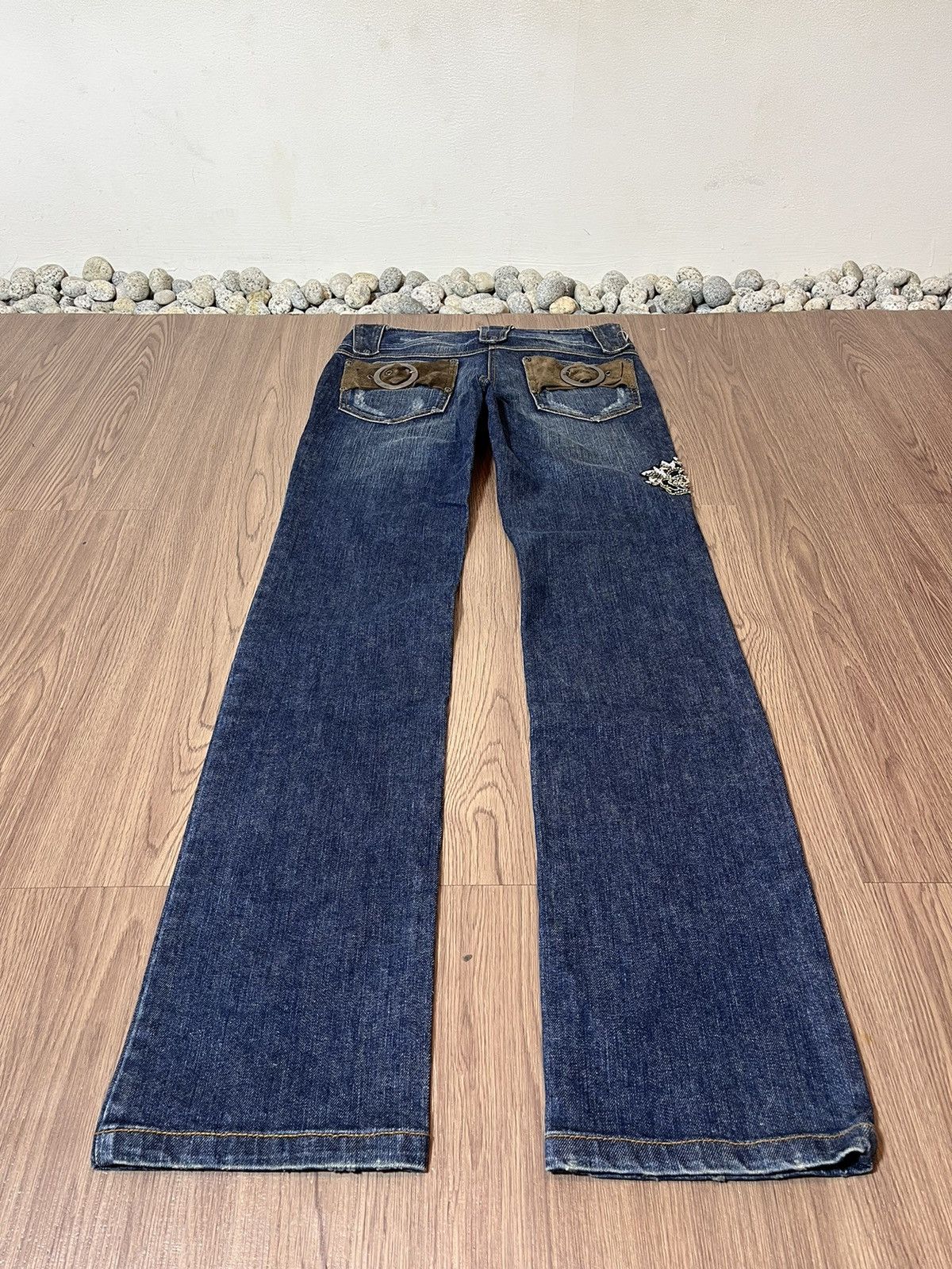 Beauty Beast × Leather × Seditionaries ENC leather strap pocket brocade panelled emboirdery denim Size US 30 / EU 46 - 8 Thumbnail