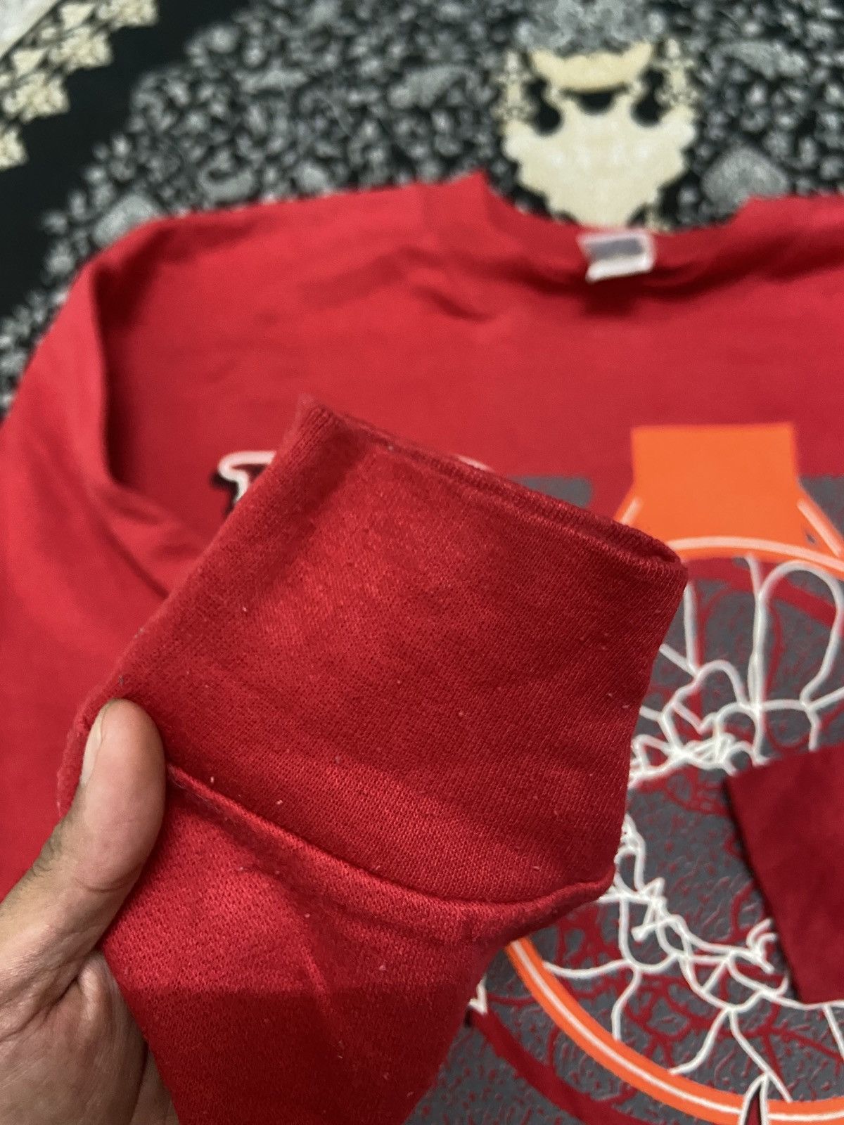 NBA 🔥Rare🔥Vintage 90s NBA Chicago Bull Sweatshirt Size US XL / EU 56 / 4 - 7 Thumbnail