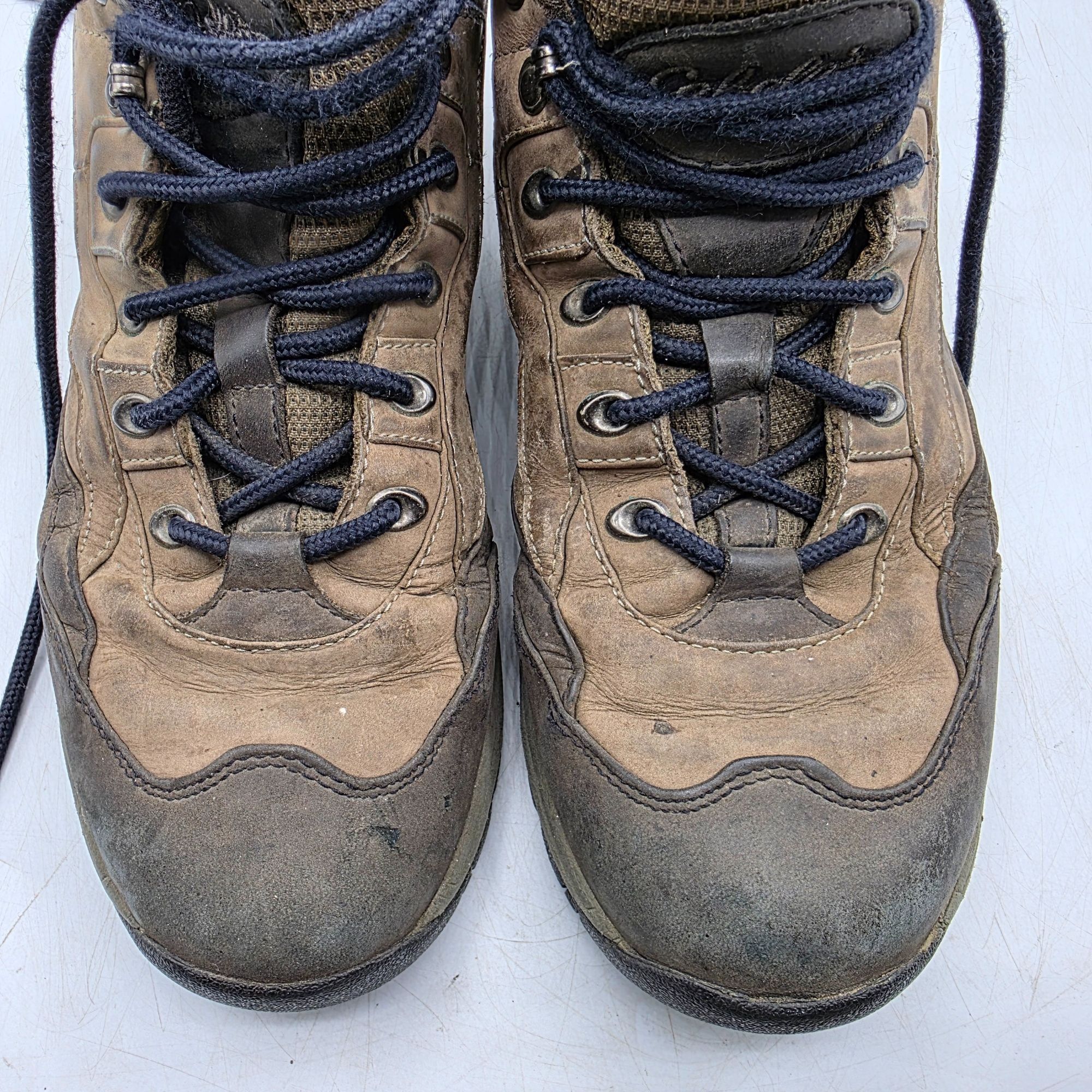 Cabelas Cabelas Mens Size 10 B Brown Waterproof Leather Hiking Boots Size US 10 / EU 43 - 10 Thumbnail