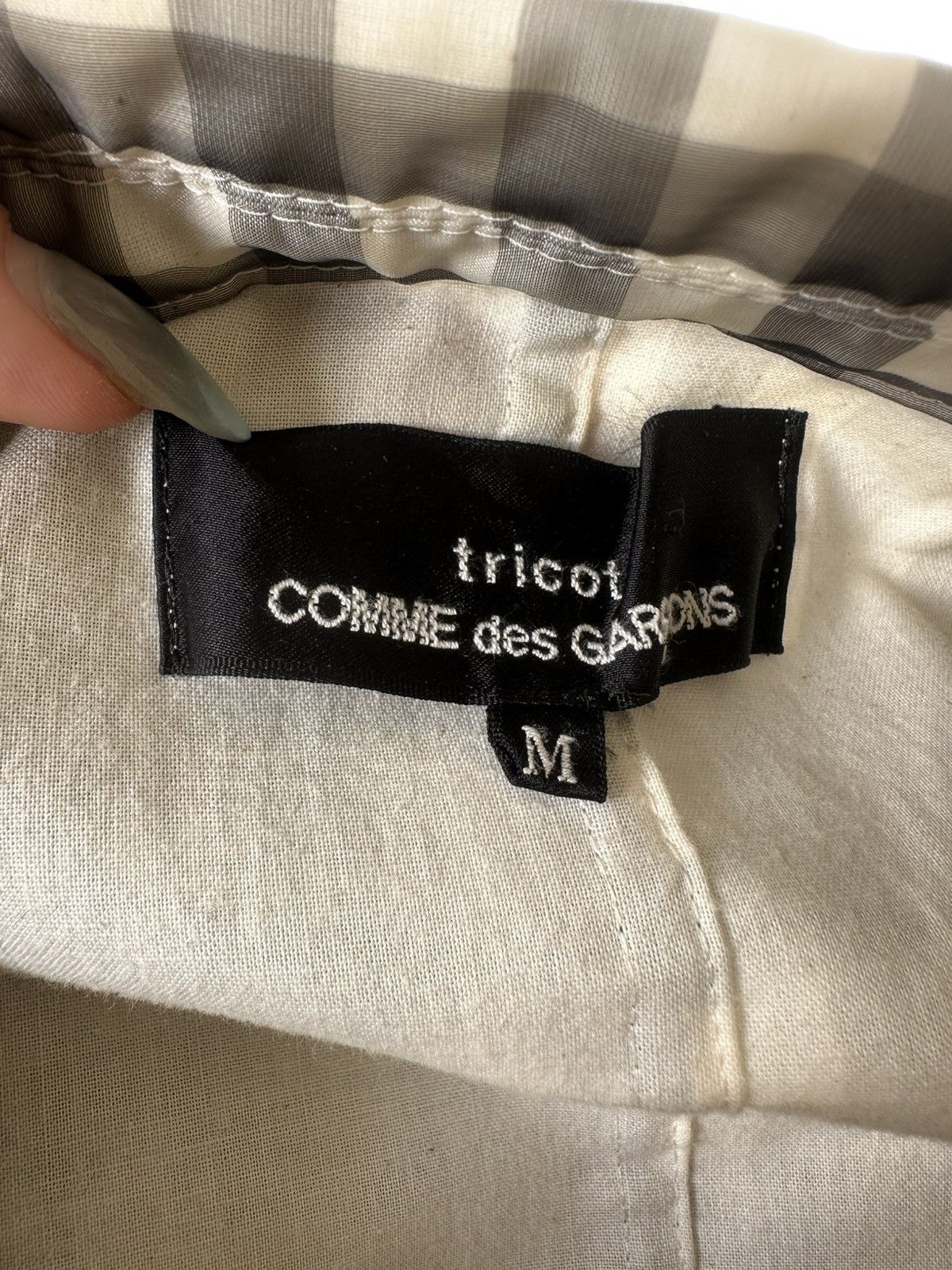 Comme des Garcons Gingham checkered Comme des garçons blazer Size S / US 4 / IT 40 - 5 Thumbnail