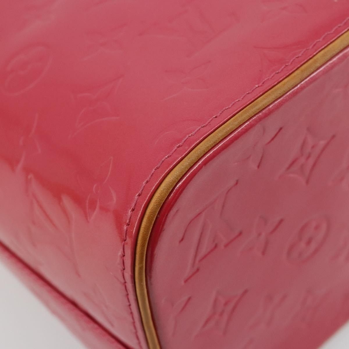 Louis Vuitton Louis Vuitton Monogram Vernis Houston Handbag Pink Size ONE SIZE - 6 Thumbnail
